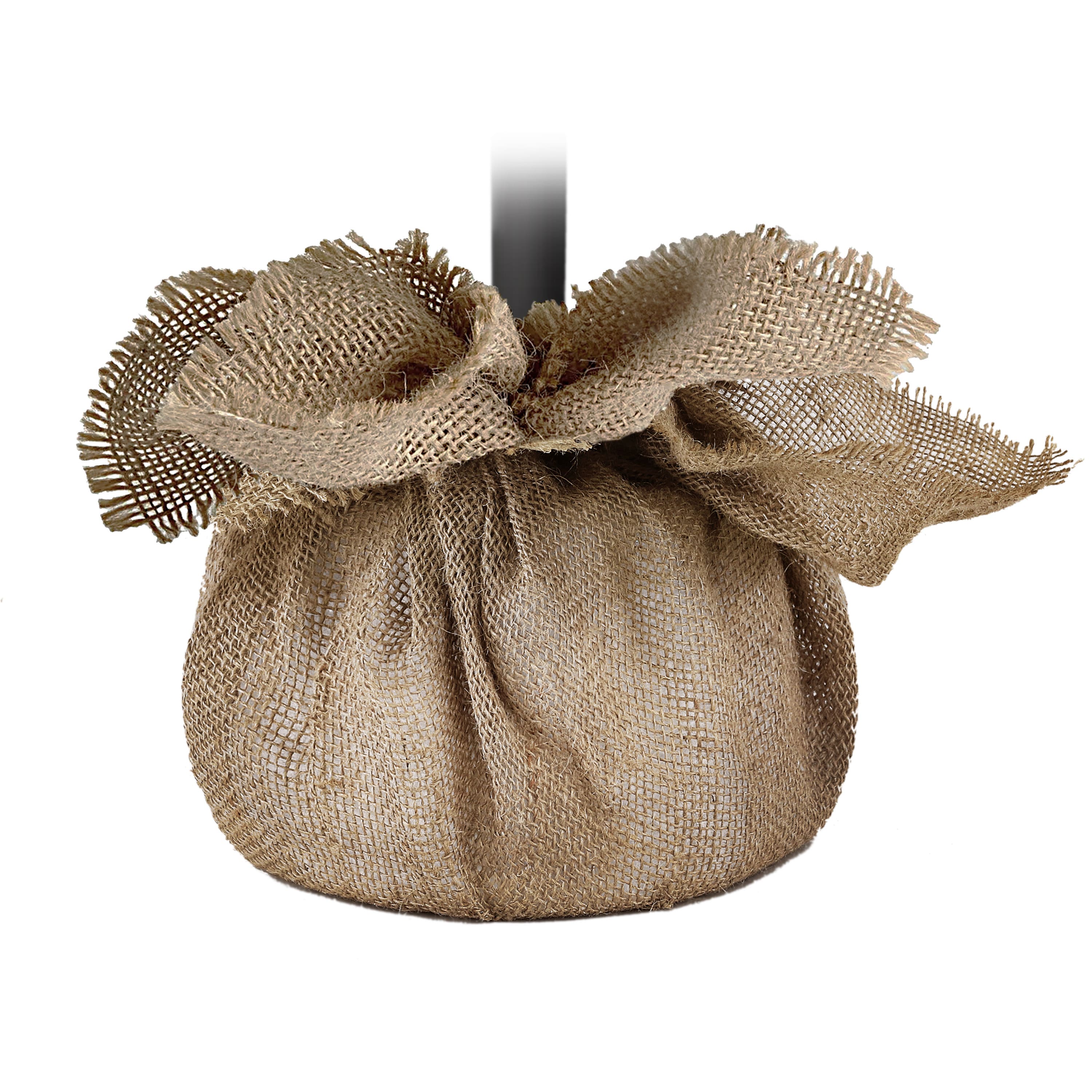 4ft. Pre-Lit Rose Gold Artificial Christmas Tree in Burlap Sac, Clear Lights
