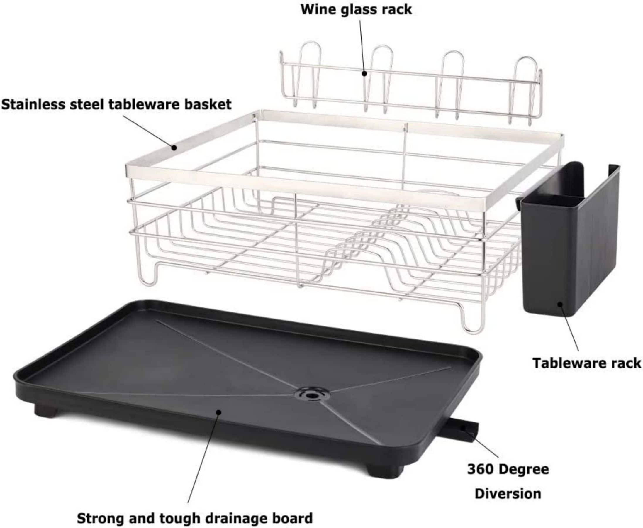 NEX™ 15" Stainless Metal Dish Drying Rack