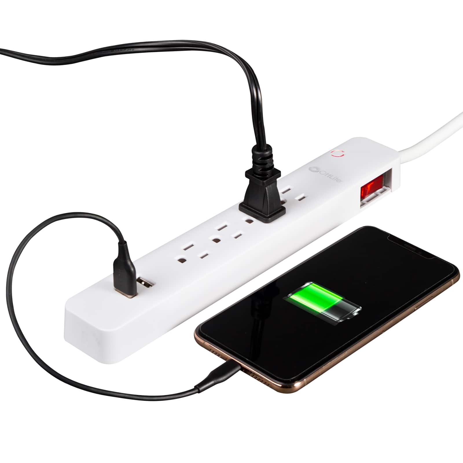 OttLite Charge & Protect Power Strip
