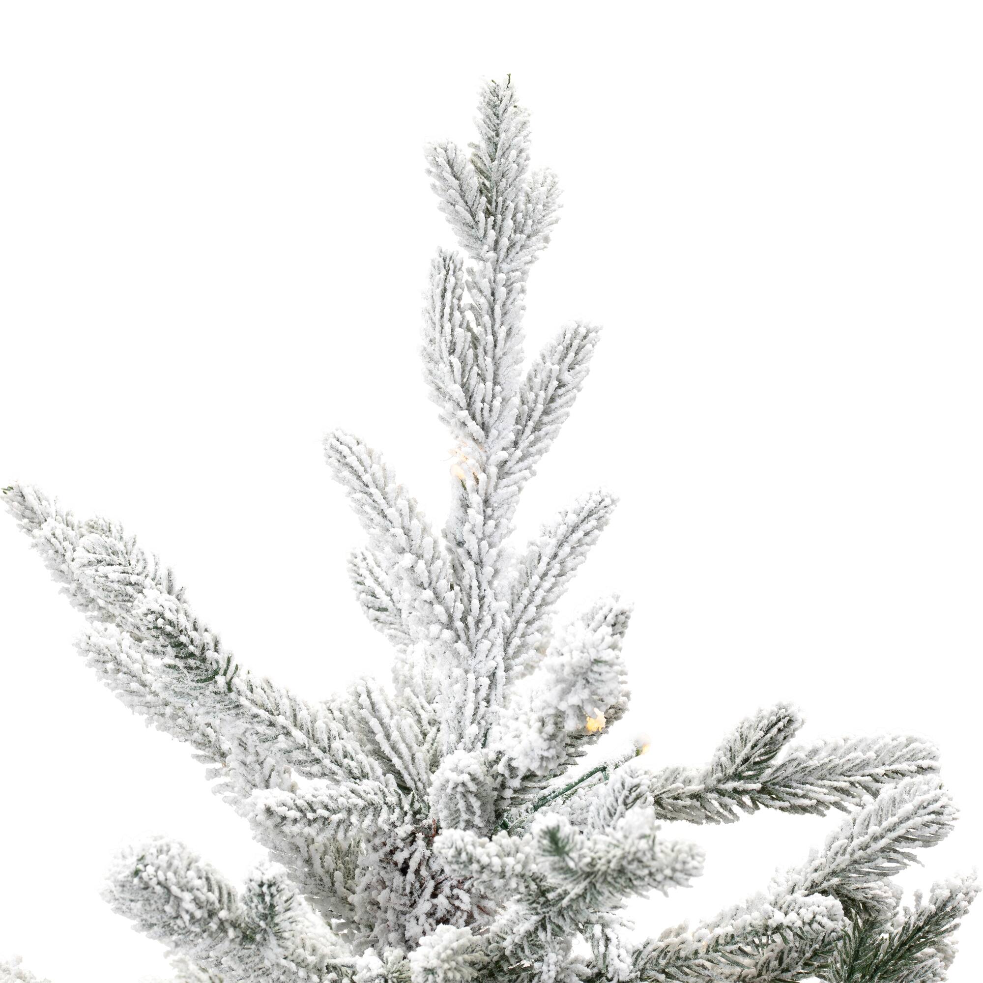2ft. Pre-Lit Tamarack Pine Artificial Christmas Tree with Burlap Base
