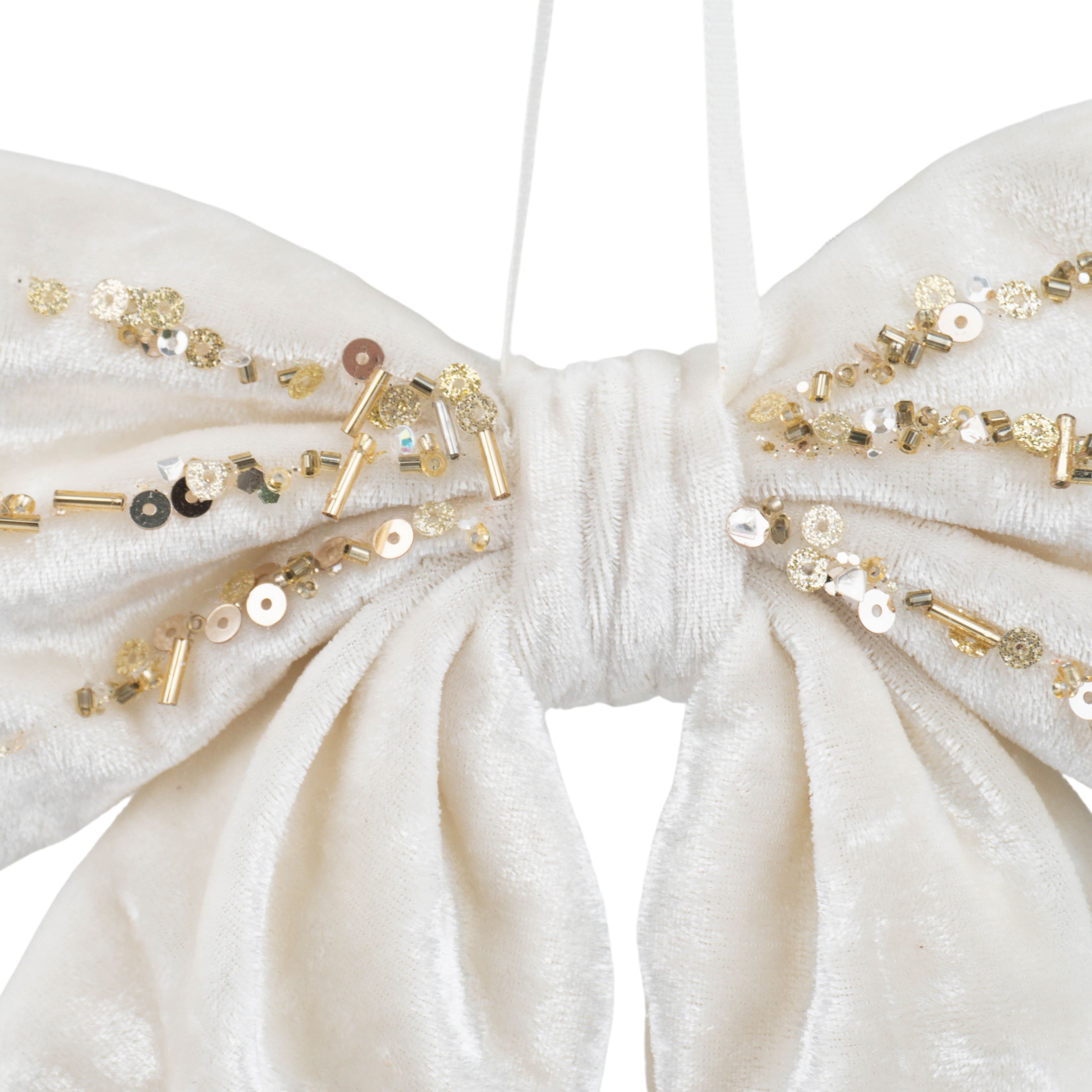 11.75" Velvet Bow Ornament by Ashland®