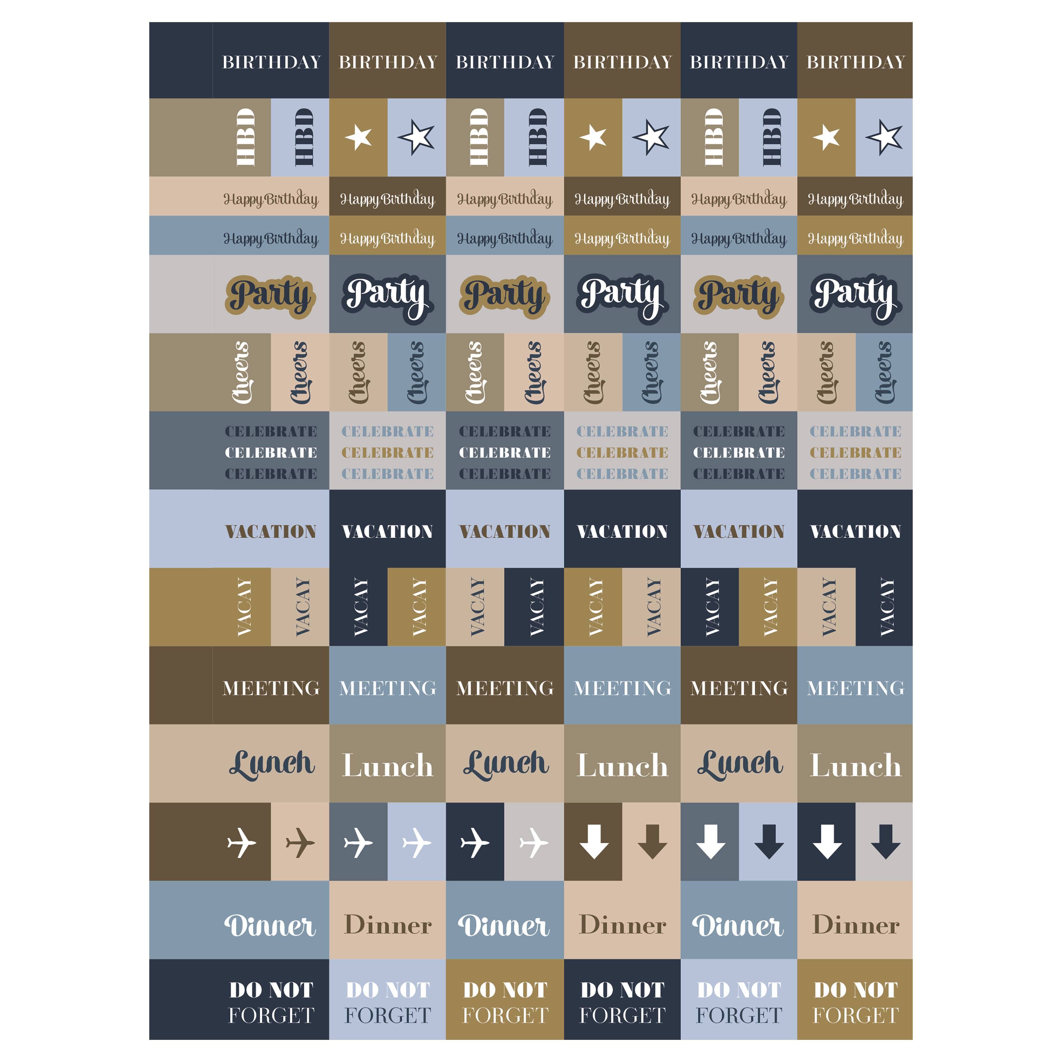 TF Publishing 2025-2026 Simply French Blue Medium Weekly/Monthly Planner