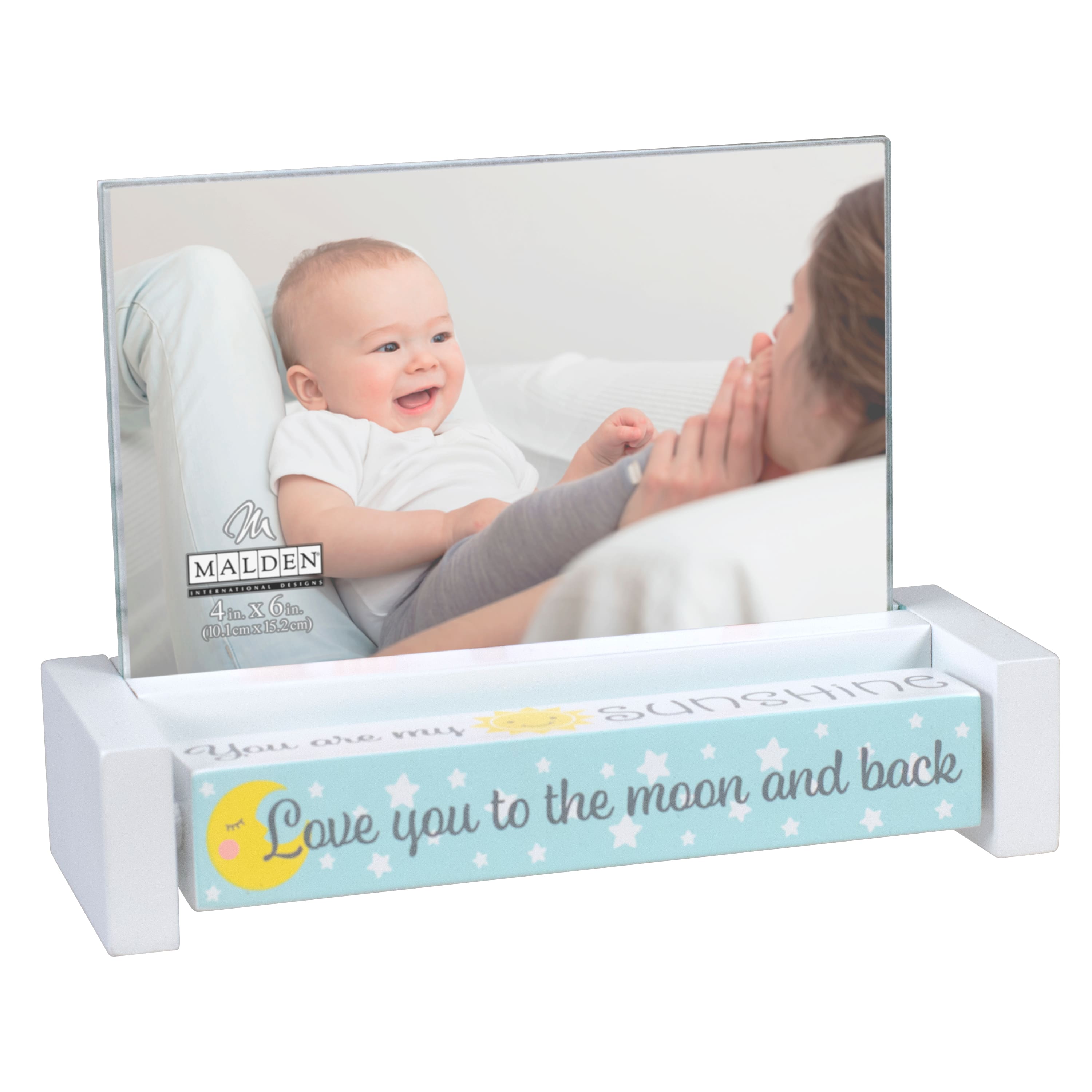 Malden International Designs Baby 4" x 6" Spin Quote Frame