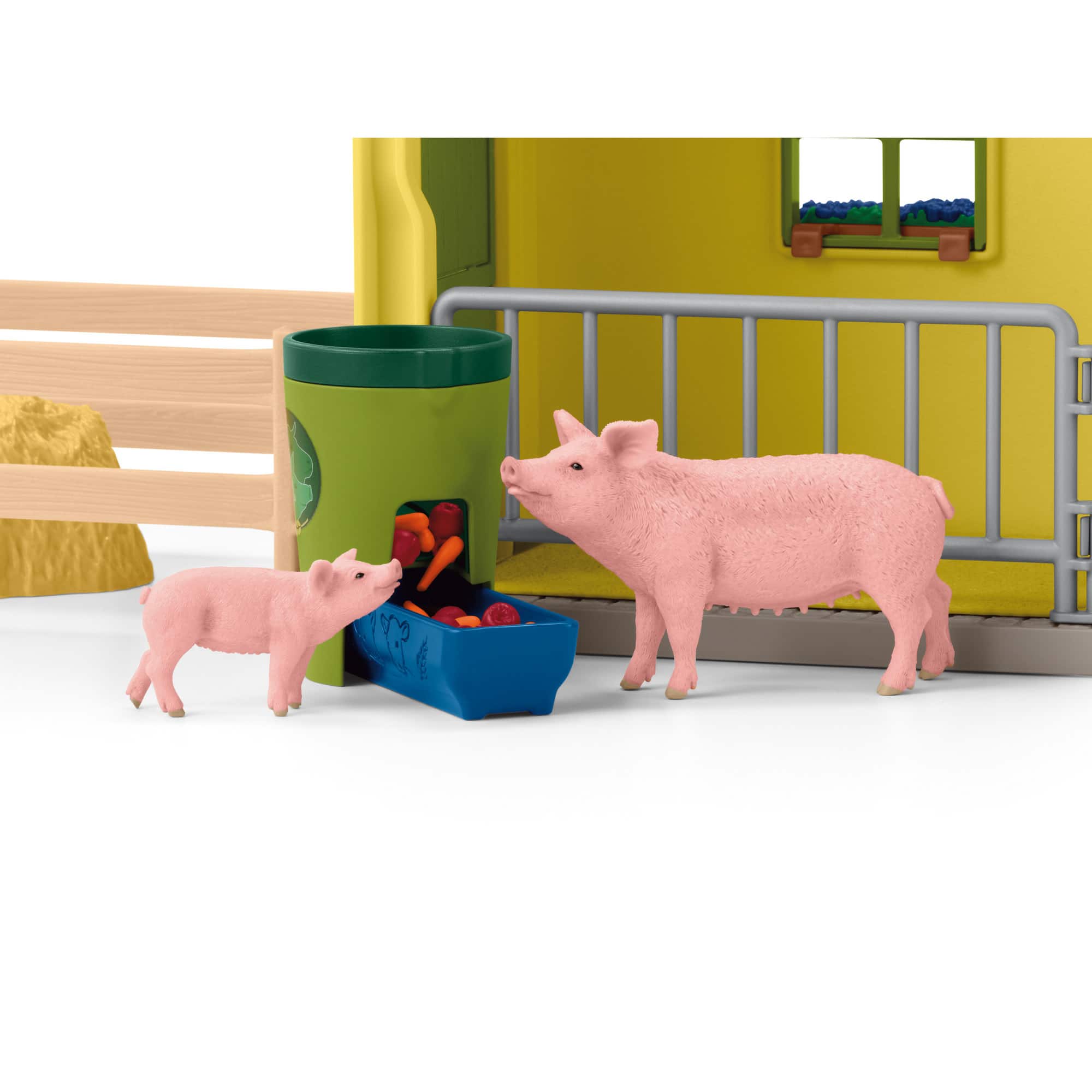 Schleich Farm World Yellow Large Farm Playset