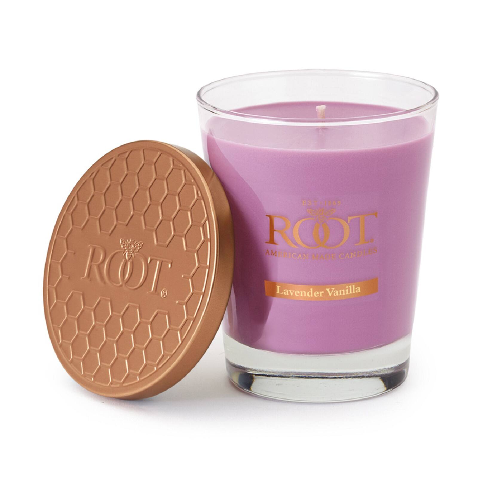 Root Candles 10.5 oz Large Scented Honeycomb Veriglass Jar Candle in Lavender Vanilla | 10.5 fl oz | Michaels®
