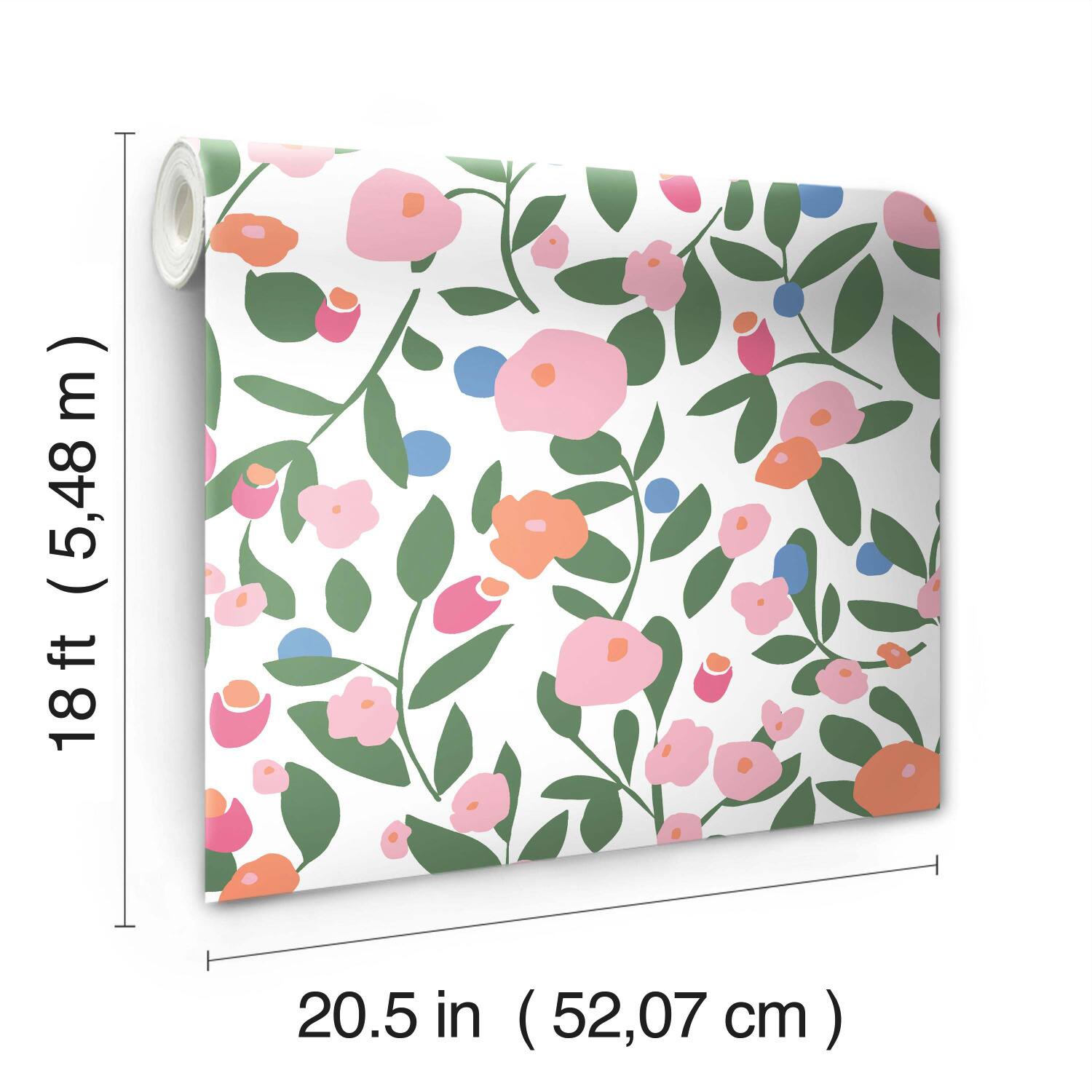 RoomMates Kensington Garden Peel & Stick Wallpaper
