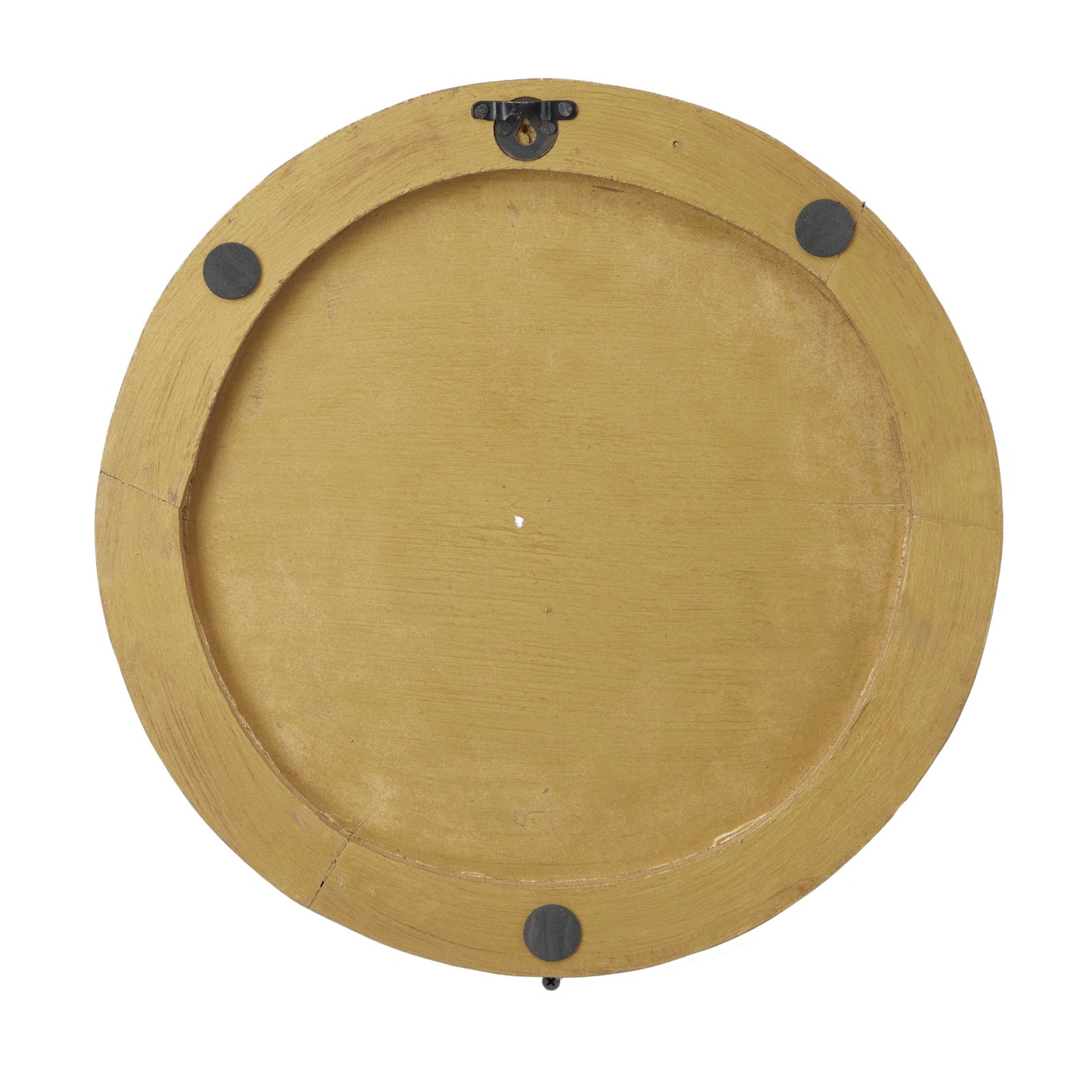 CosmoLiving by Cosmopolitan Set of 3 Gold MDF Contemporary Wall Decor, 24" x 24"