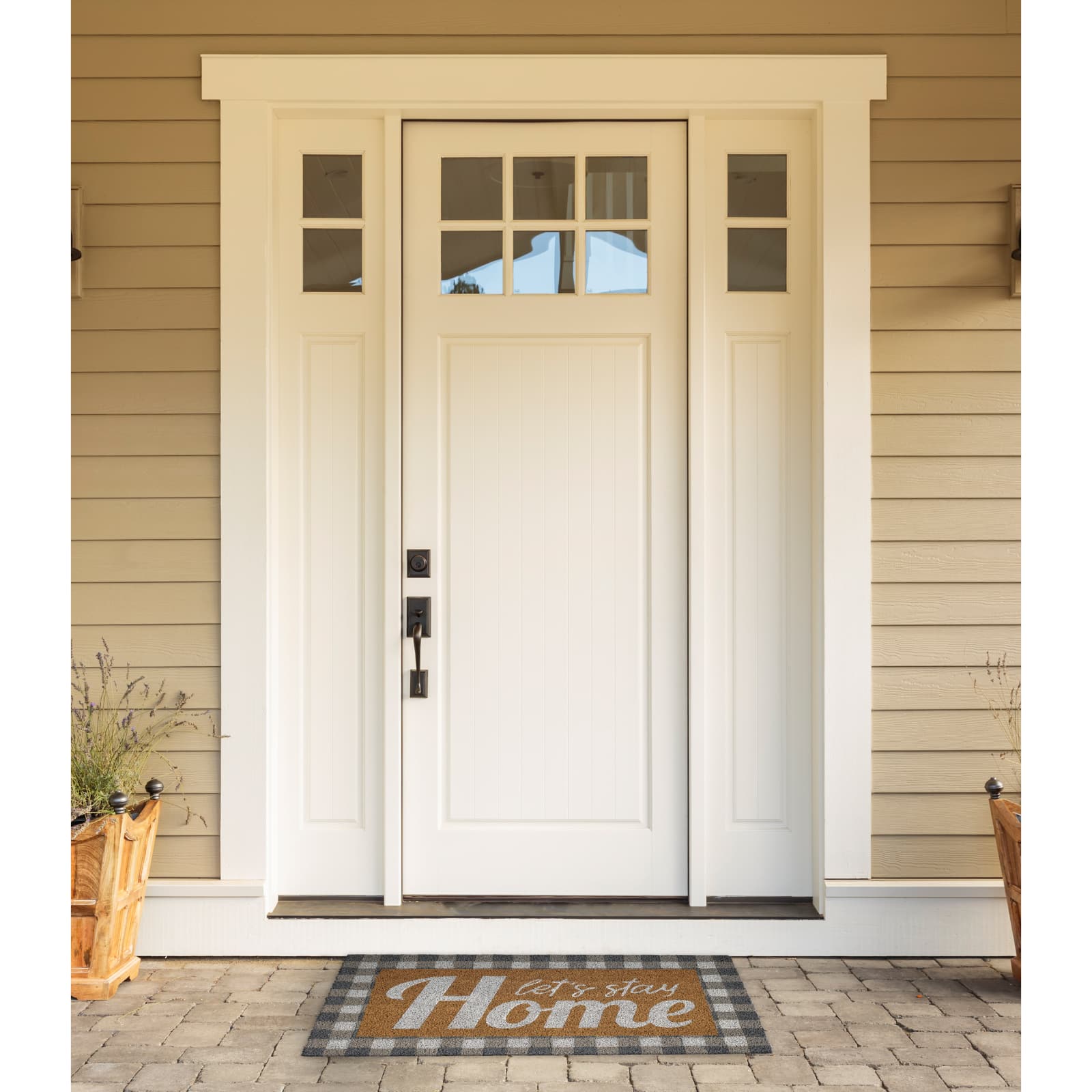Let's Stay Home Doormat