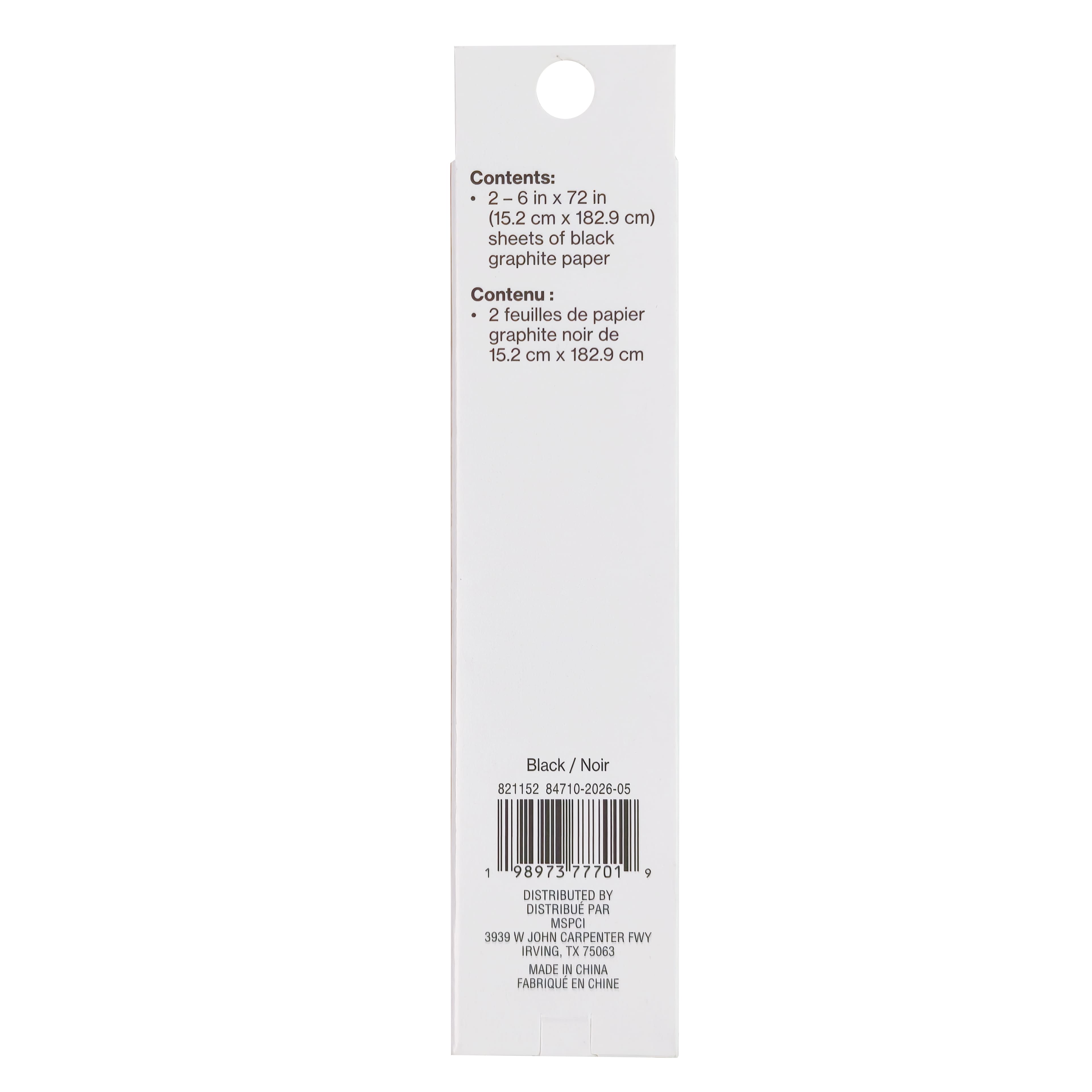 Graphite Paper Sheets, 2ct. by Craft Smart®