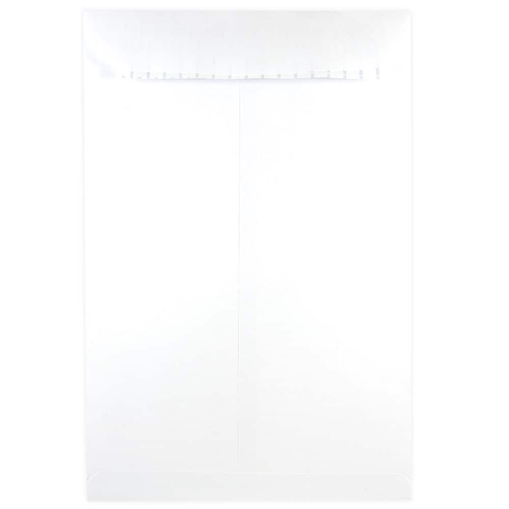 JAM Paper 10" x 15" White Open End Envelopes, 500ct.