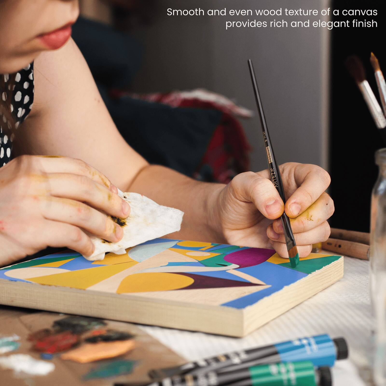 Arteza® 19 Piece Abstract Wood Painting Kit