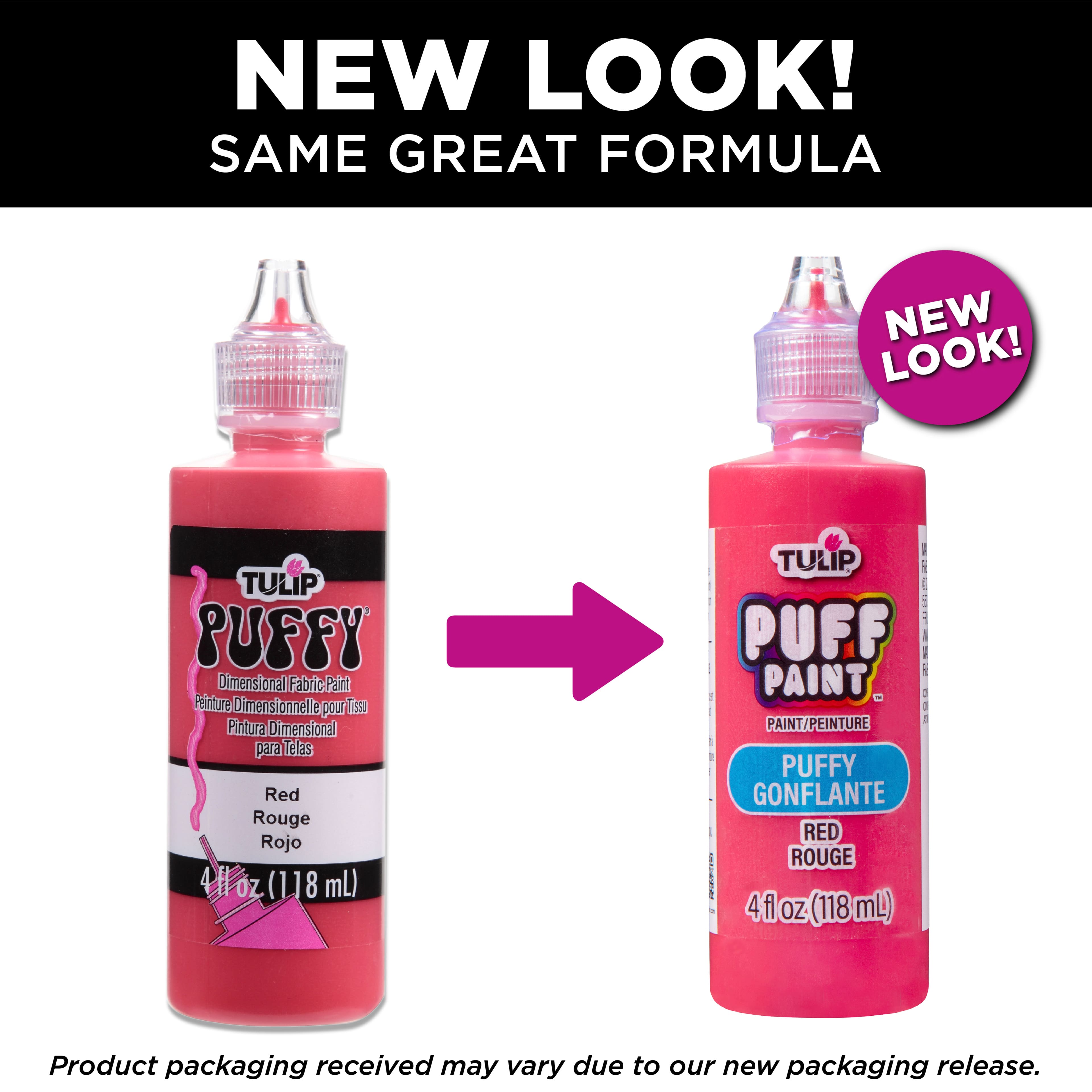 12 Pack: Tulip® Puff Paint™ 4oz. Puffy Dimensional Fabric Paint