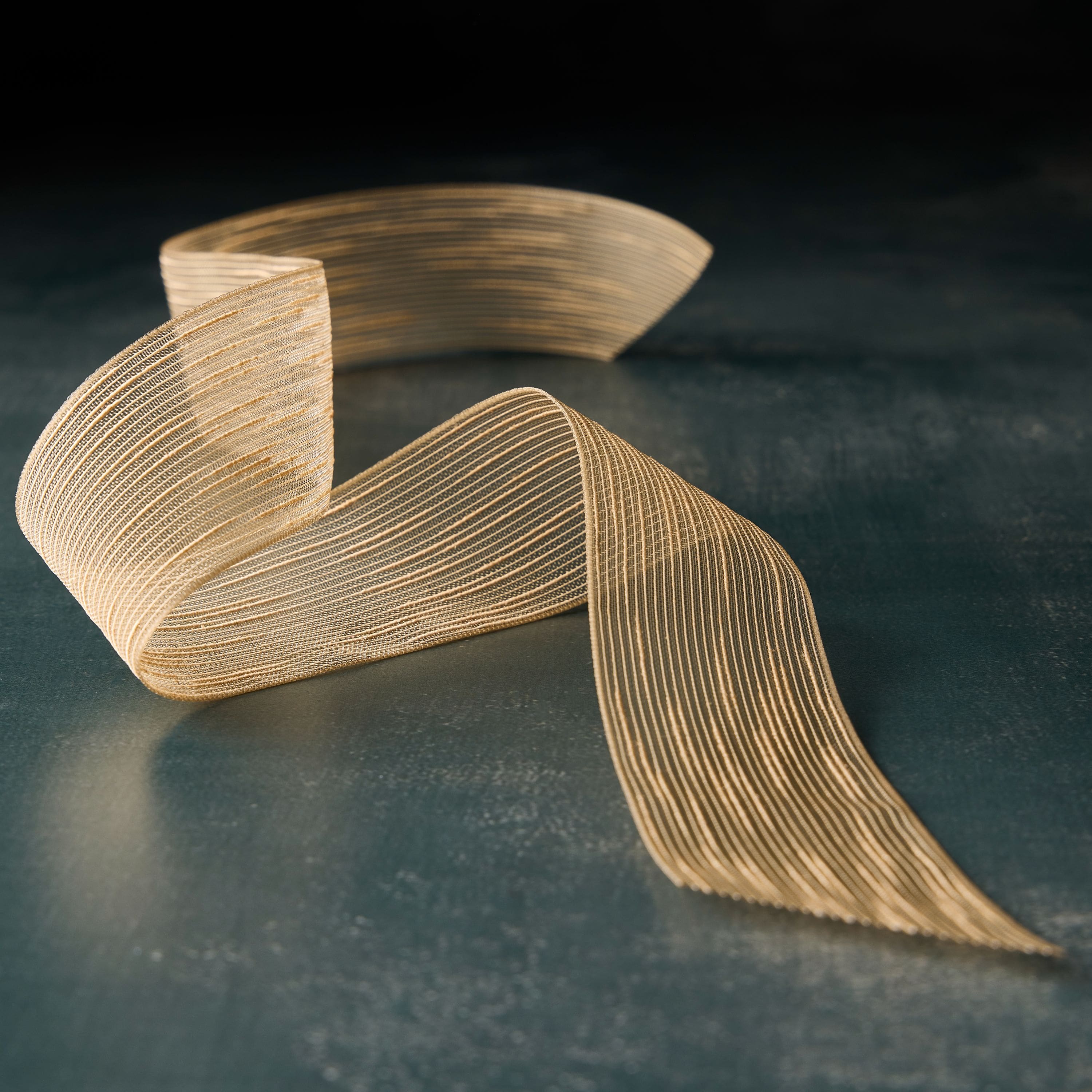 12 Pack: 1.5" x 3yd. Sheer Taupe Ribbon by Celebrate It™ Classic