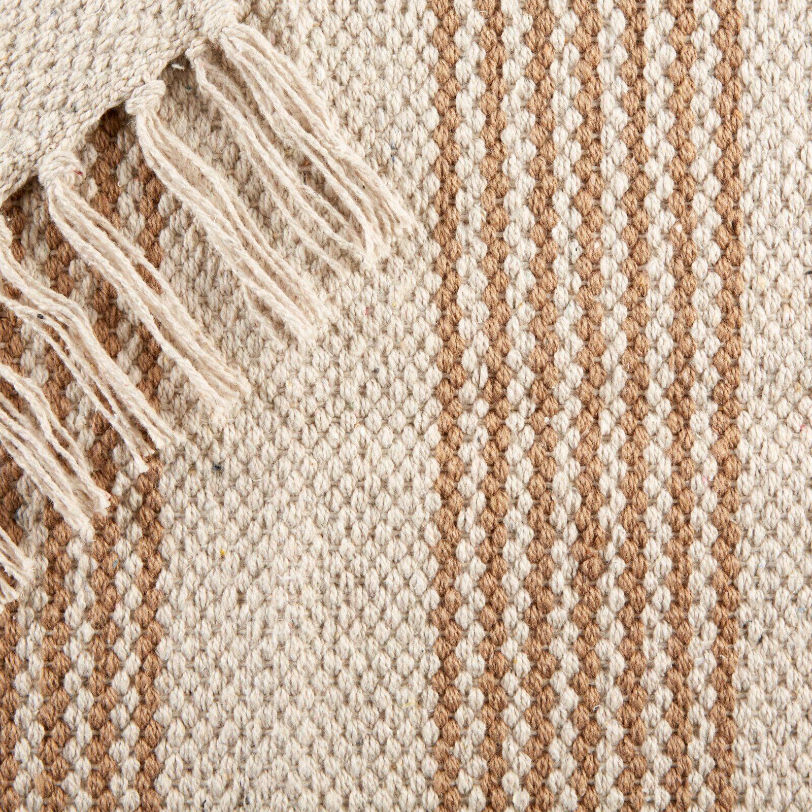 DII® Stone Ticking Stripe Hand-Loomed Rug, 2ft. x 3ft.