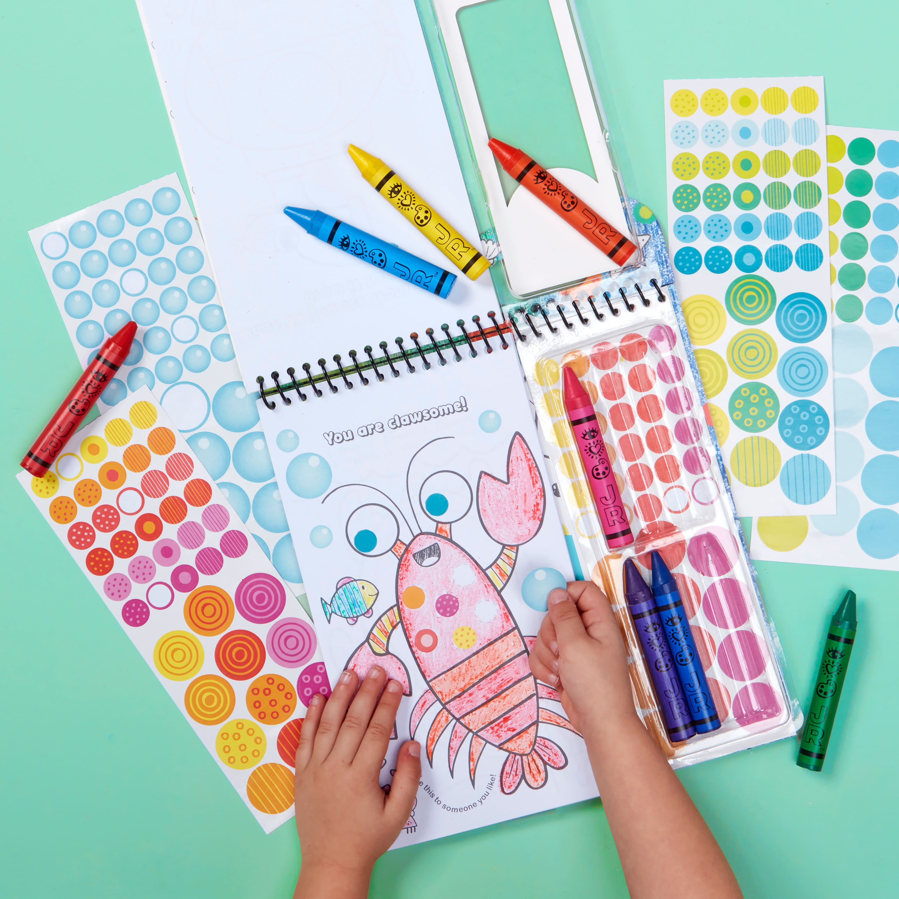 Bright Stripes iHeartArt Art on the Go! Going Dotty Ocean Activity Pad