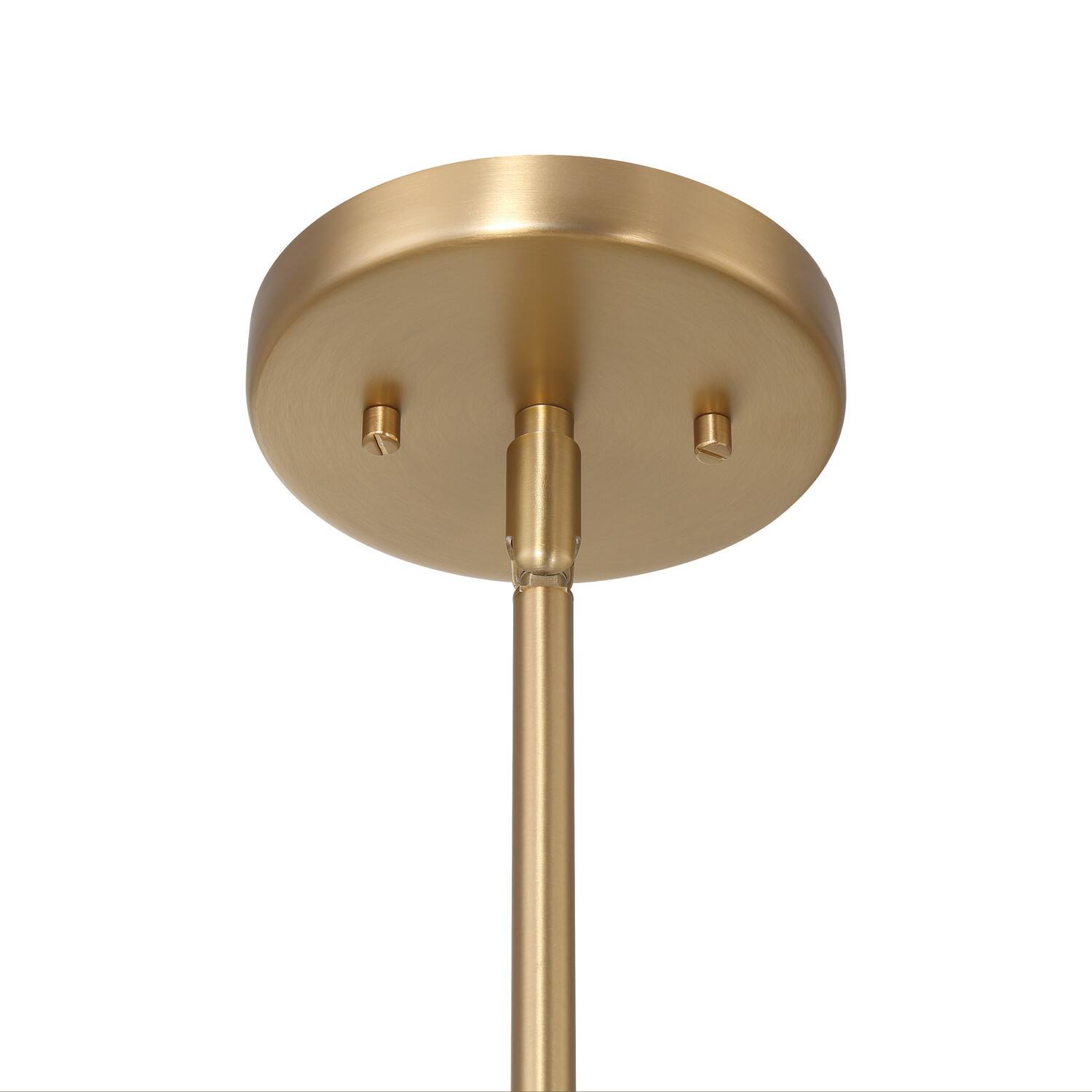 Hello Honey® Arte White & Gold Industrial Metal 2-Tone Ceiling Light