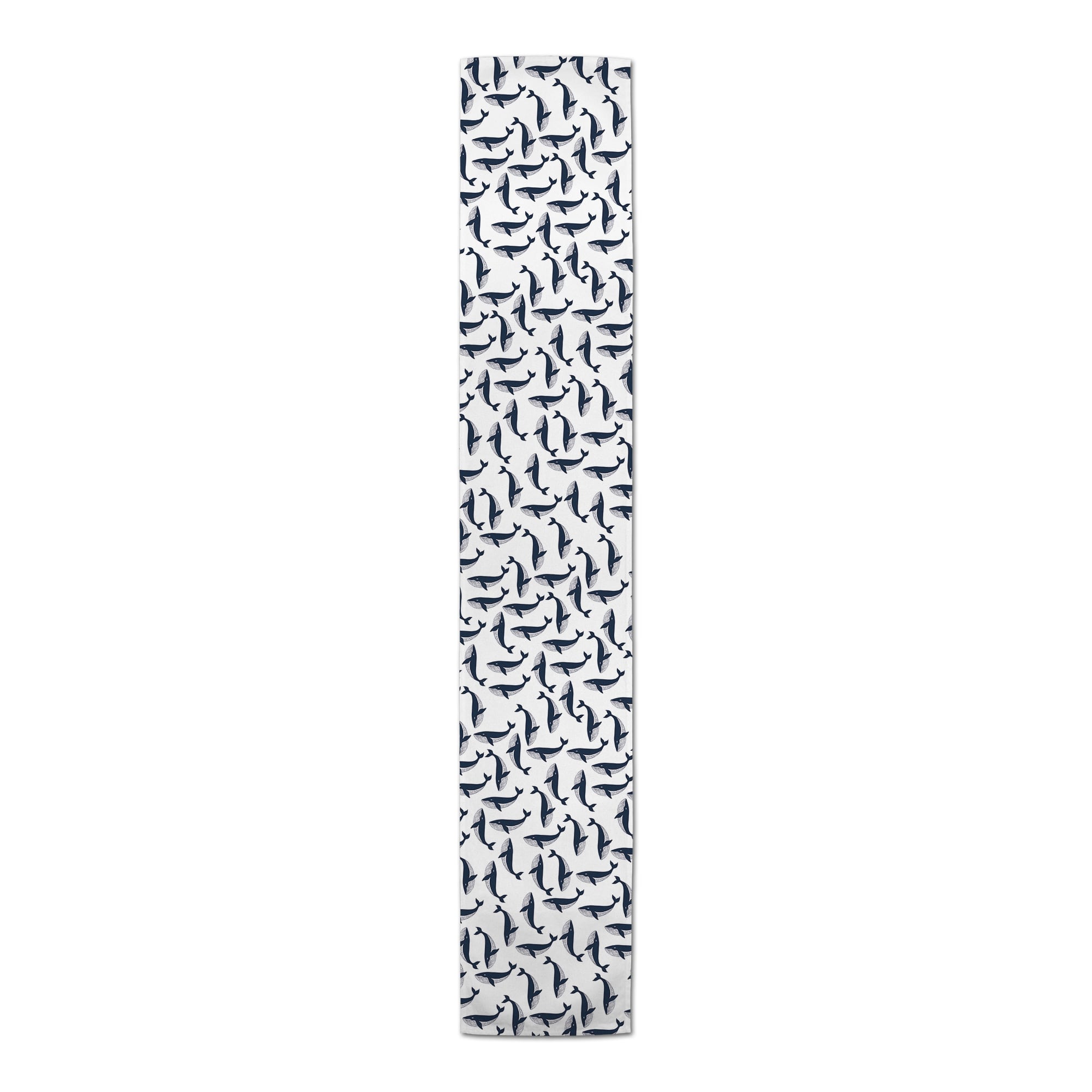 72'' Whale Pattern Poly Twill Table Runner