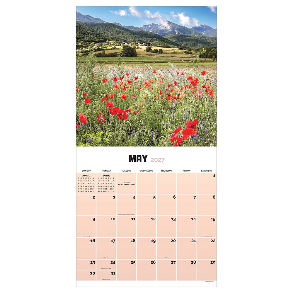 2027 Seasons Wall Calendar