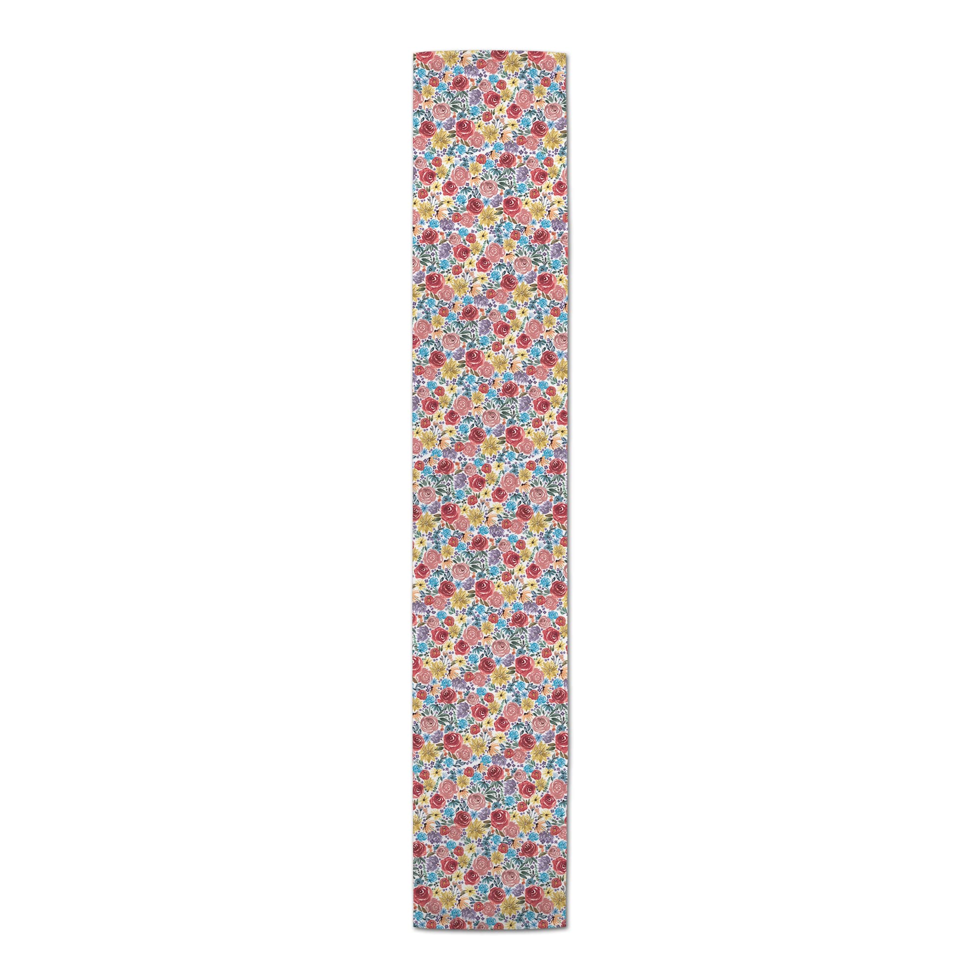 Painted Bloom Twill Table Runner
