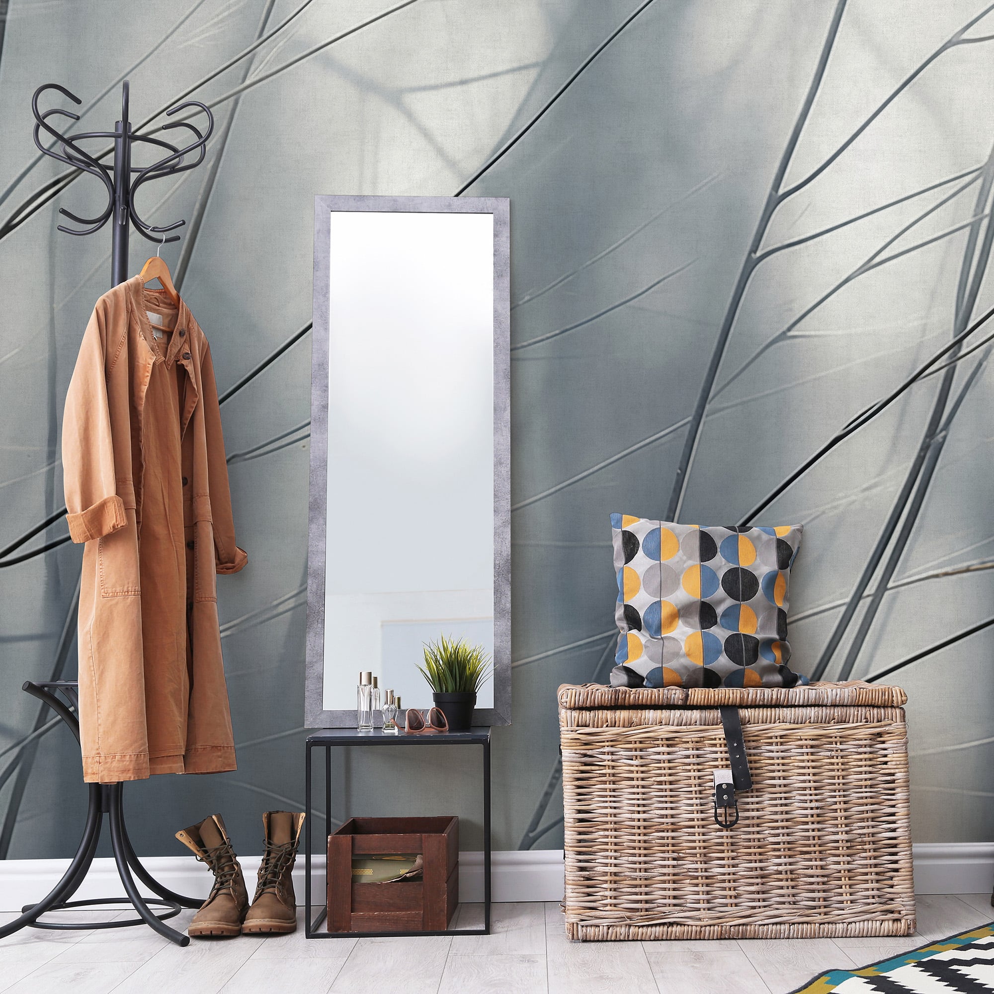 Designs Direct Aeris Gray Wall Mural