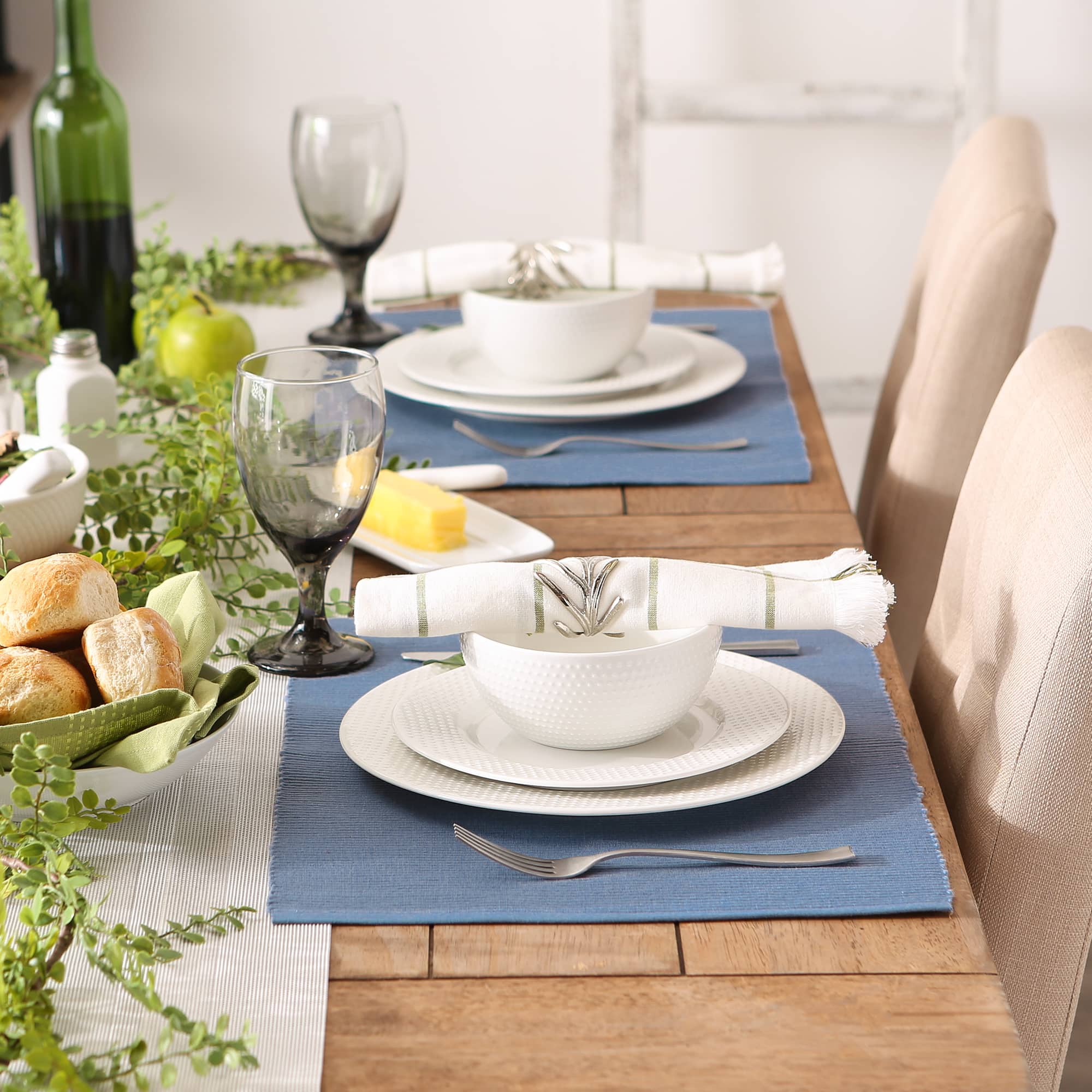 DII® Ribbed Cotton Placemats