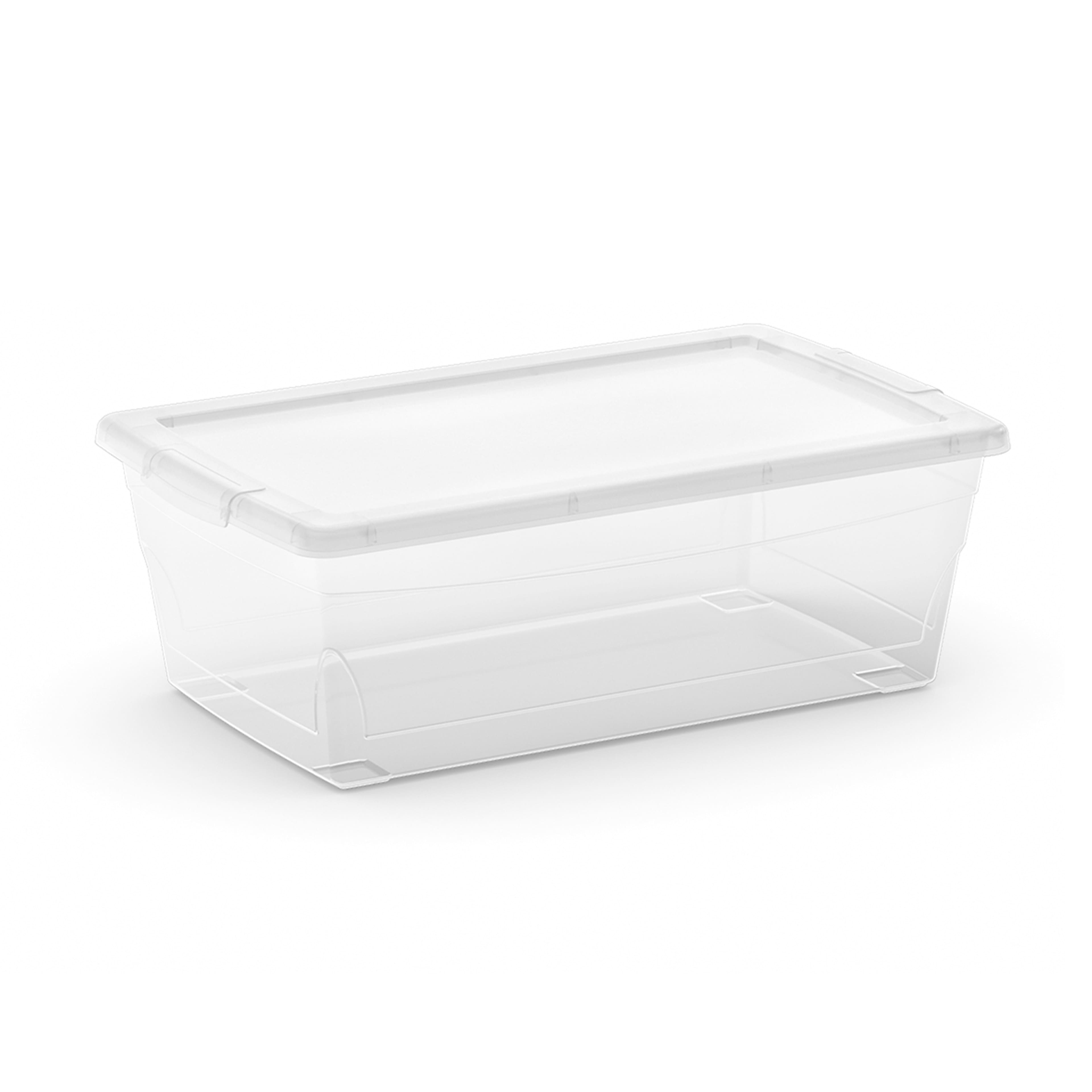 12 Packs: 5 ct. (60 total) 6.1qt. Clear Storage Cases with Snap-On Lids by Simply Tidy®