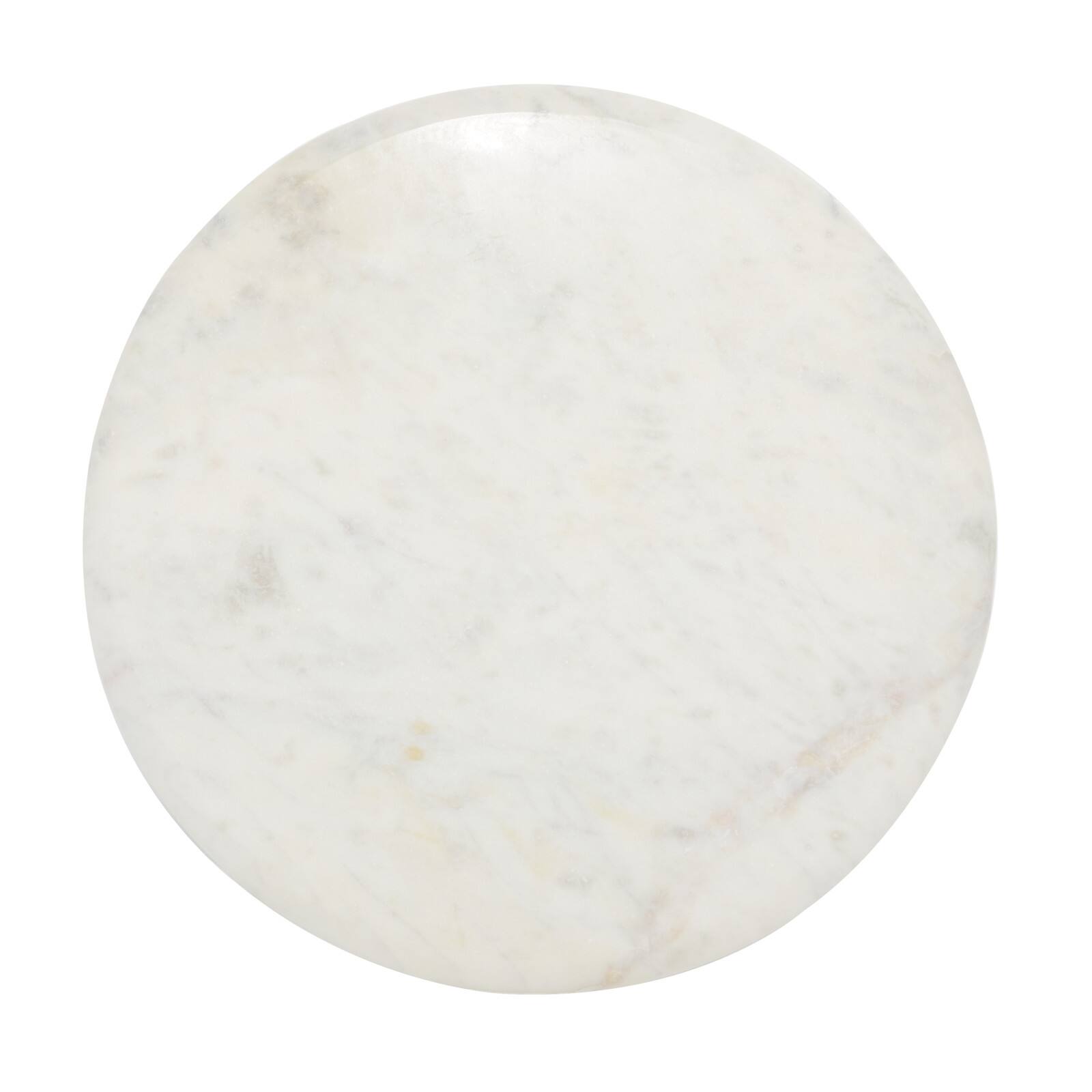 Gold Marble Contemporary Cake Stand, 7" x 12" x 12"