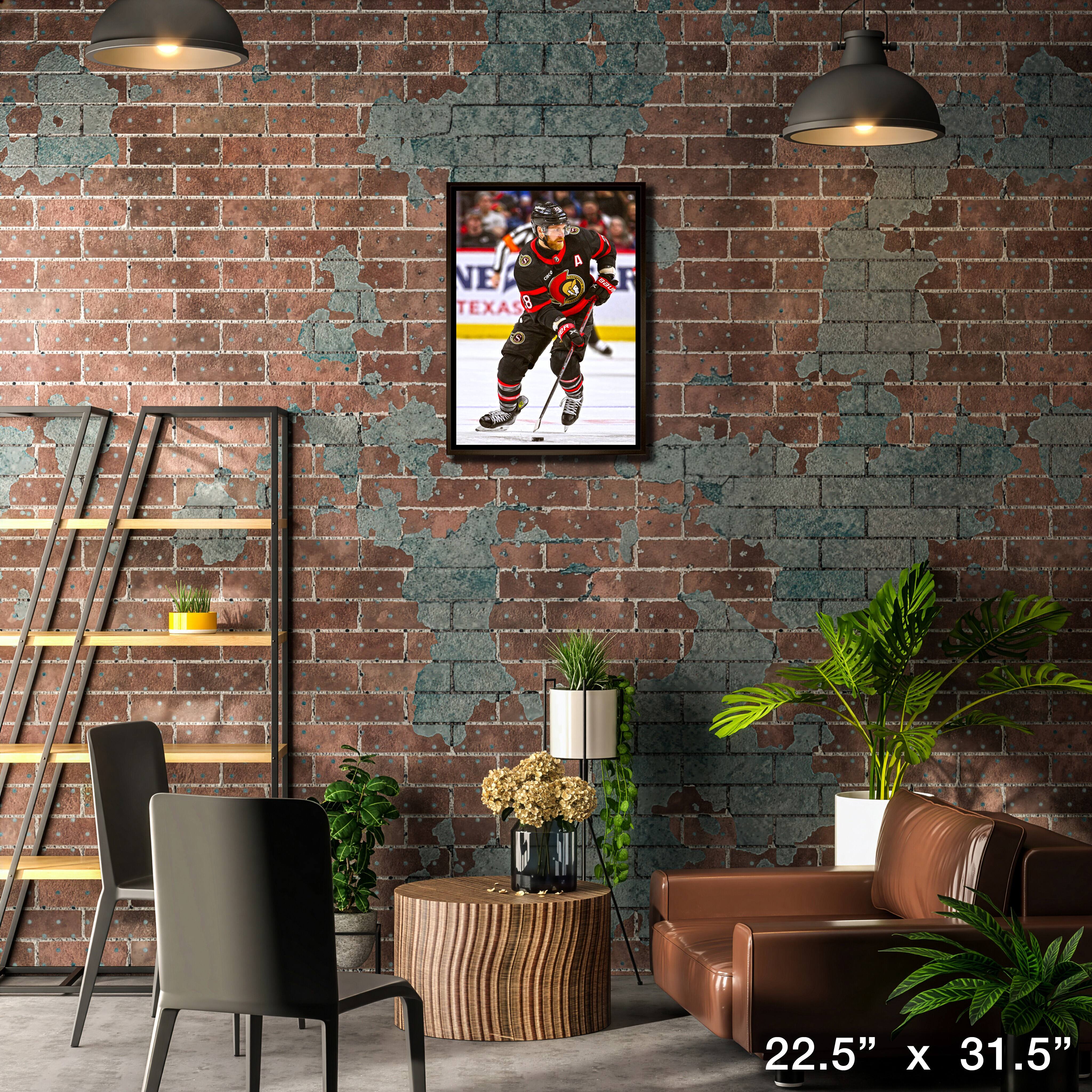 Claude Giroux 20" x 29" Framed Canvas Ottawa Senators 22.5" x 31.5"