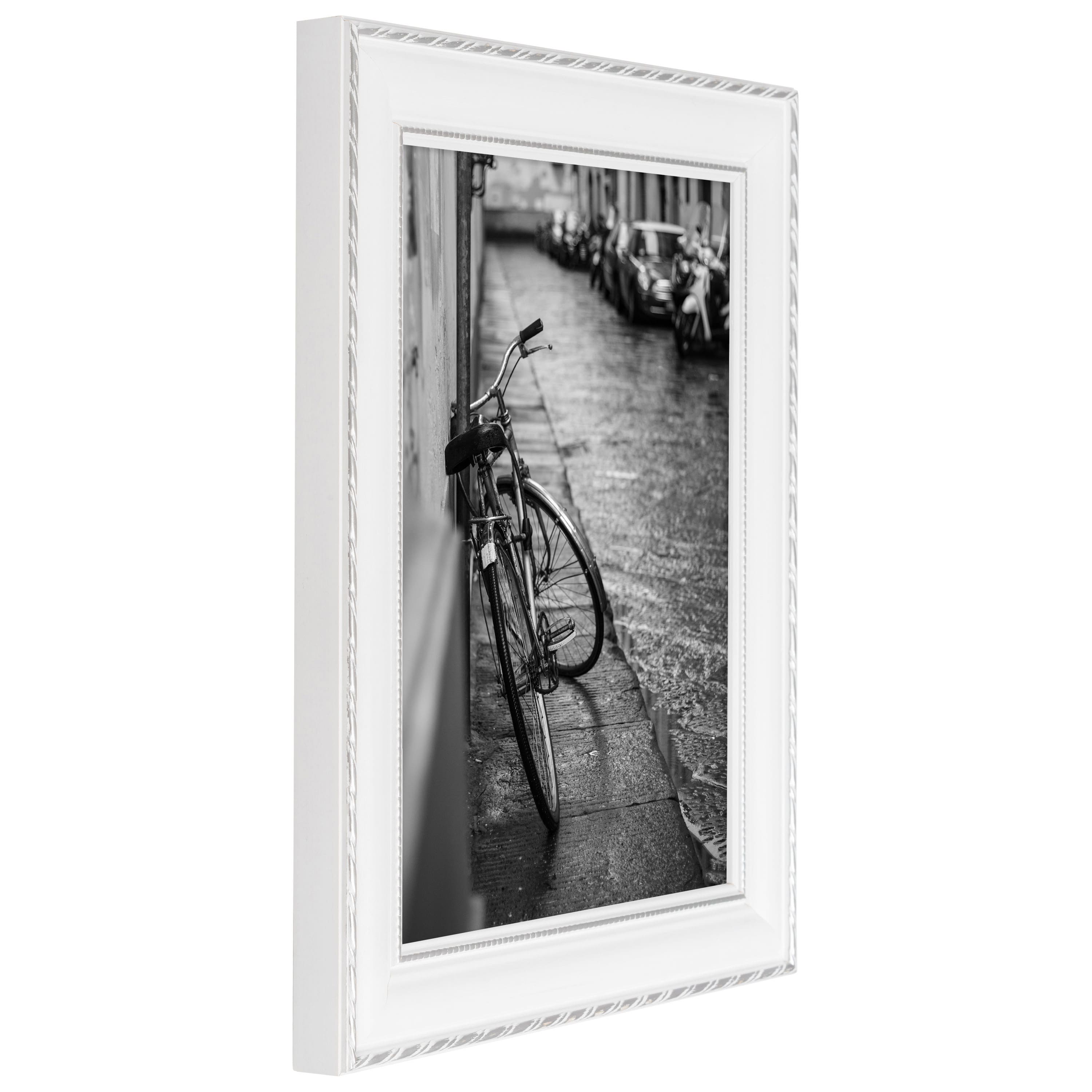 Craig Frames Victoria White & Silver Picture Frame