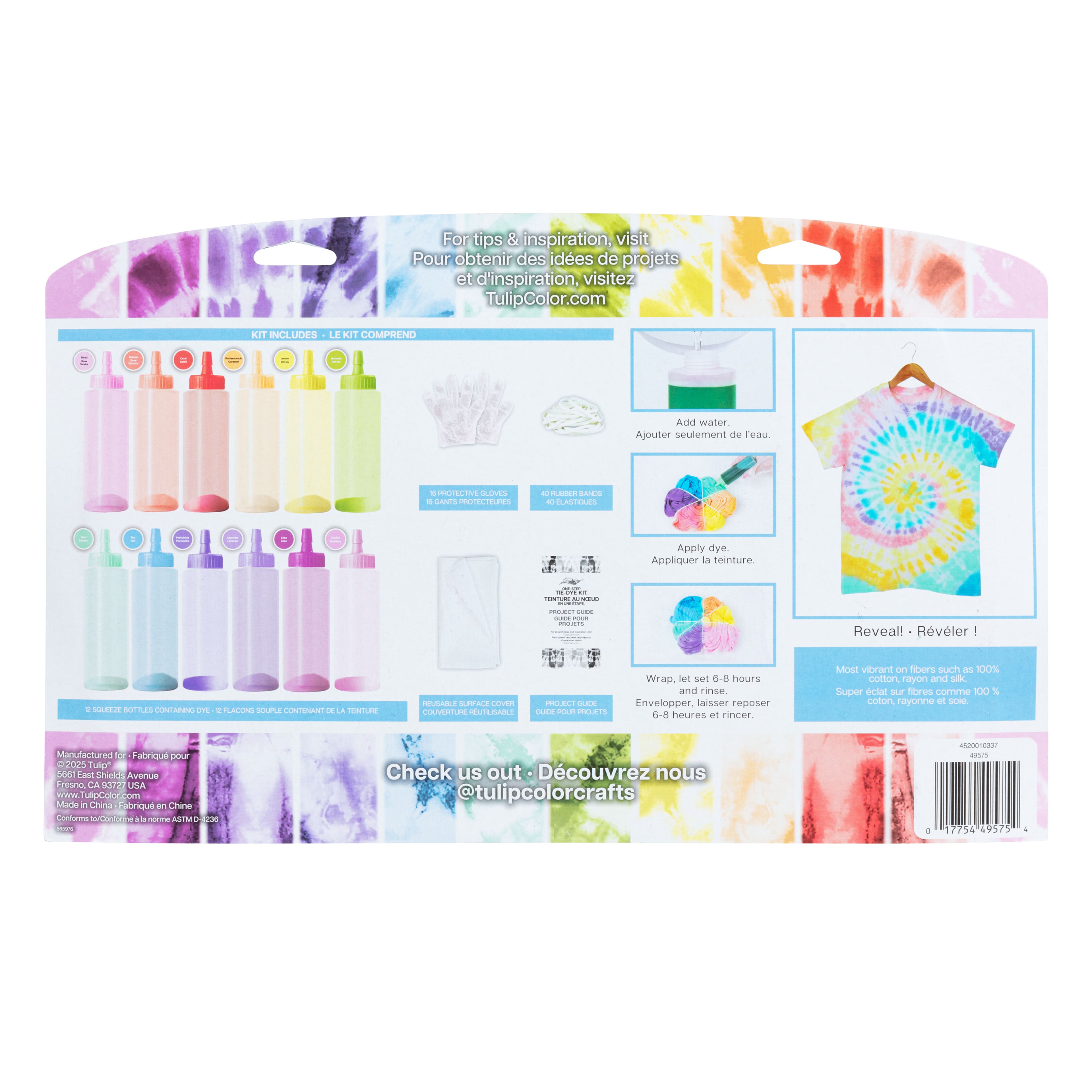 Tulip® Pastel Party 12-Colour Tie-Dye Kit