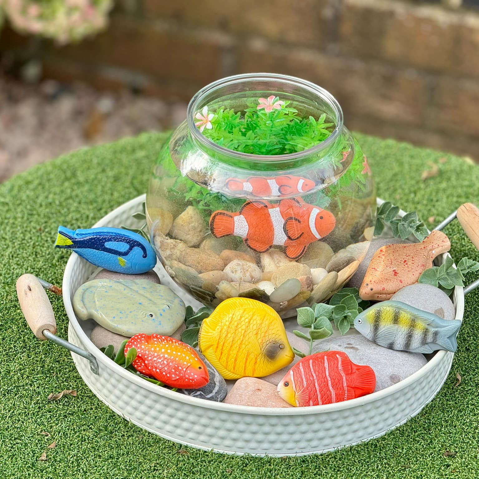Yellow Door Fish Sensory Play Stones Set