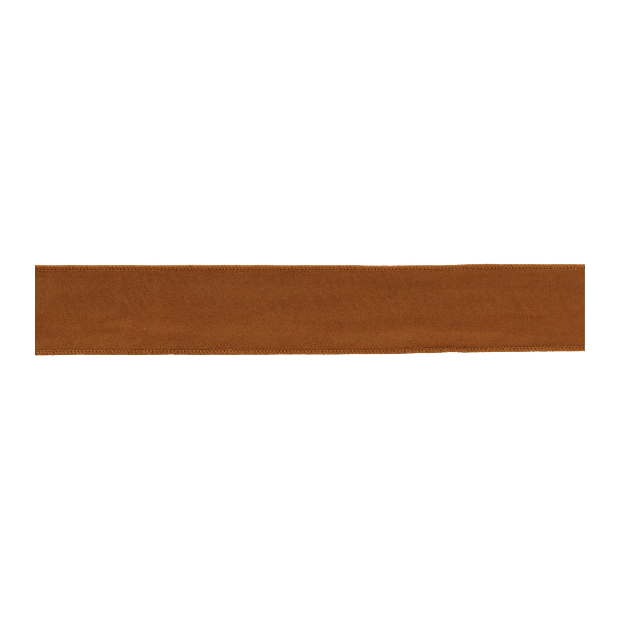 2.5" x 5yd. Burnt Orange Wired Plaid Ribbon, 2ct.