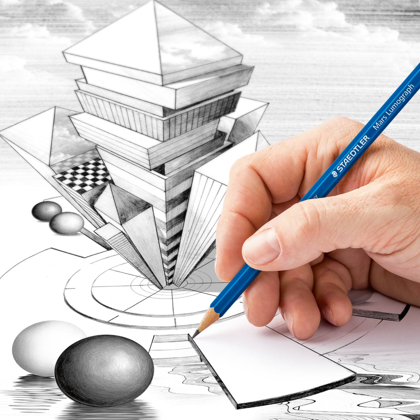 18 Pack: Staedtler® Mars® Lumograph® 100 Drawing Pencil