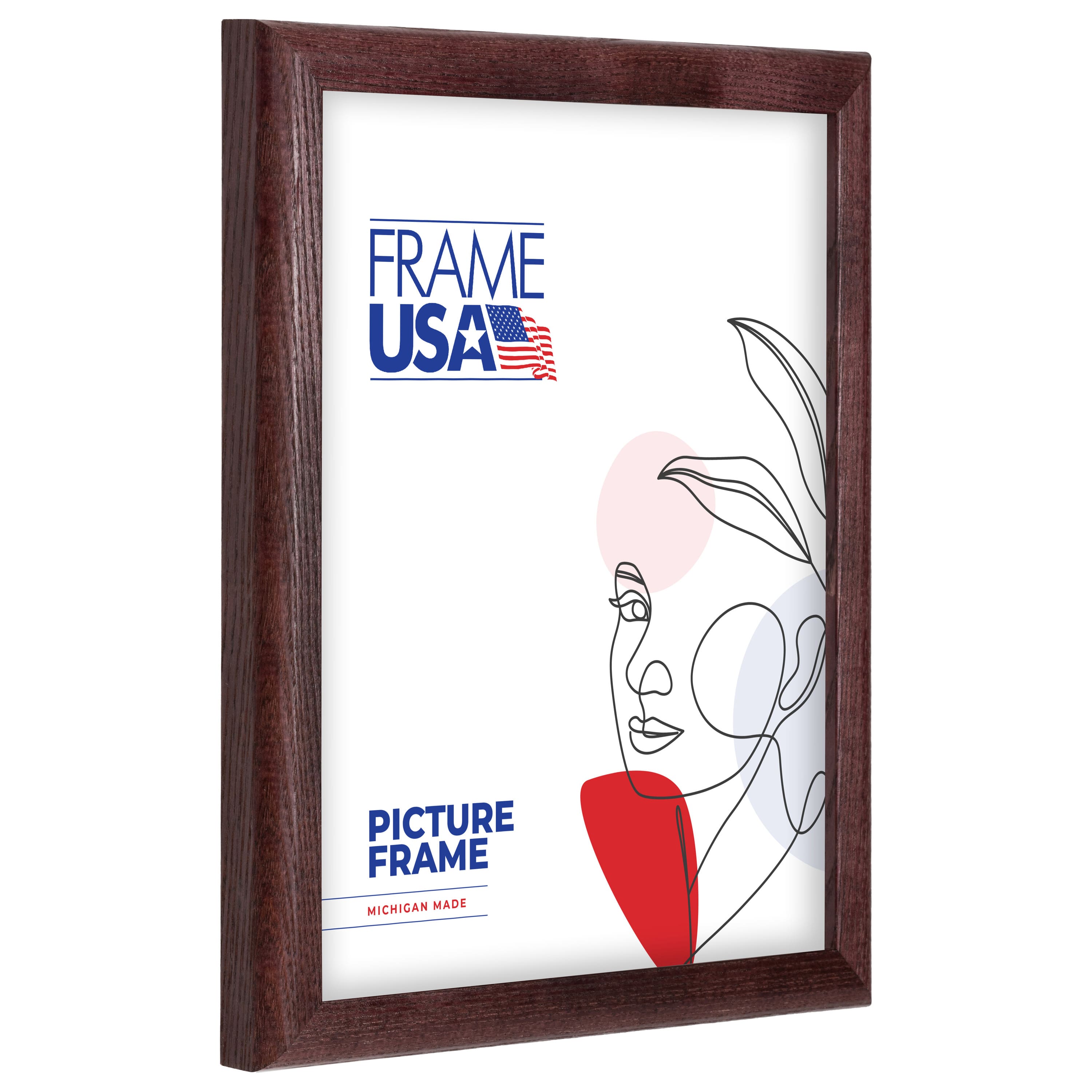Frame USA Economy Cherry Single Image Picture Frame