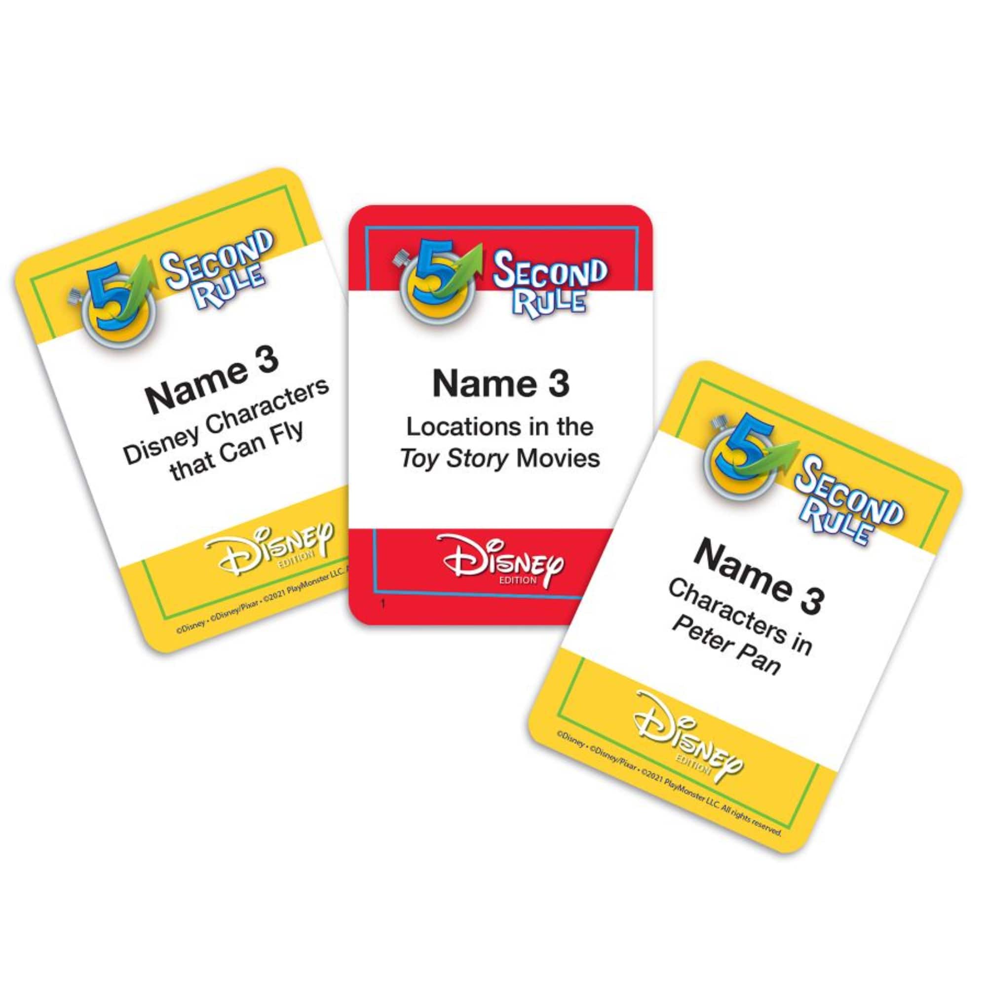 5 Second Rule Disney Edition Game