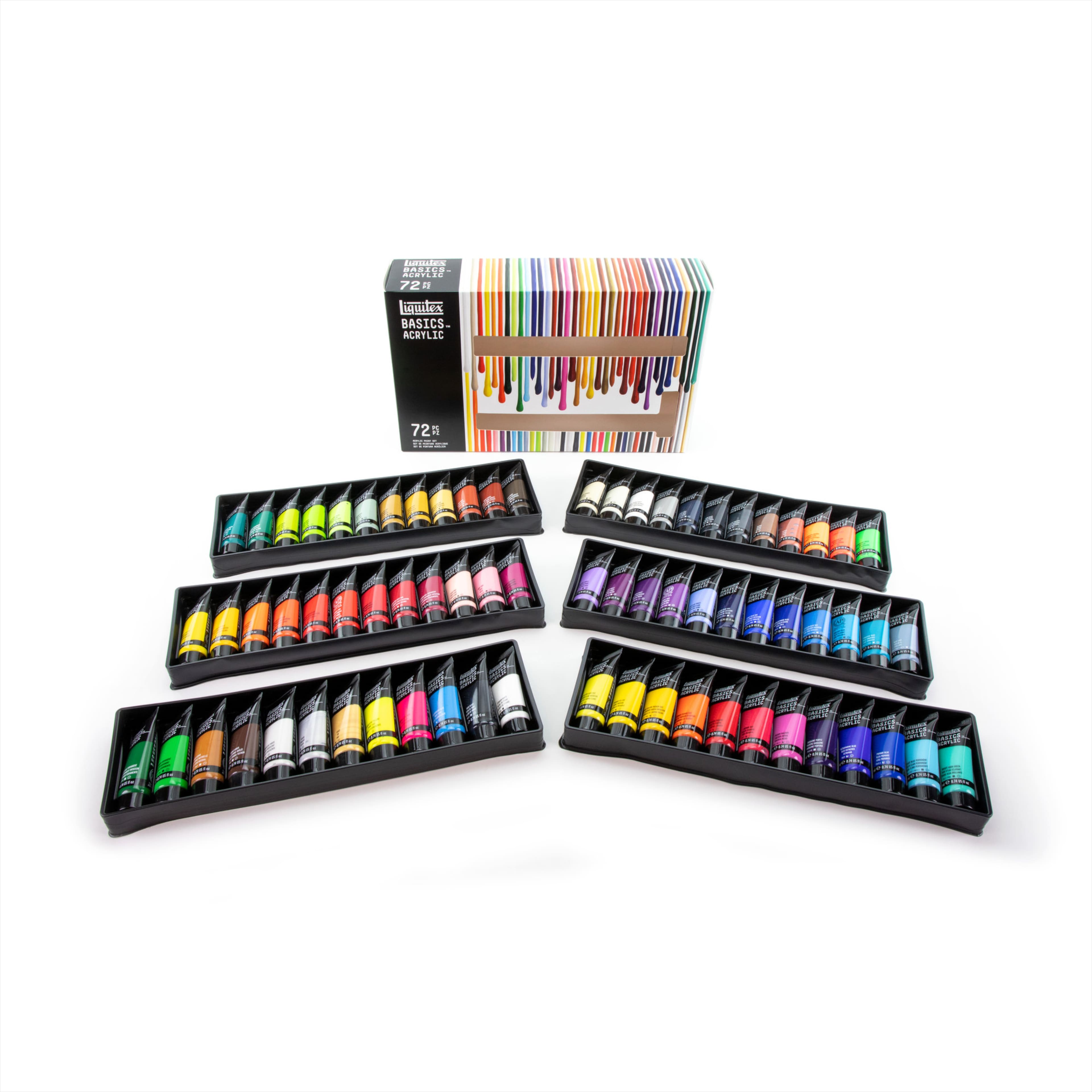 Liquitex® Basics™ 72 Colour Acrylic Paint Set