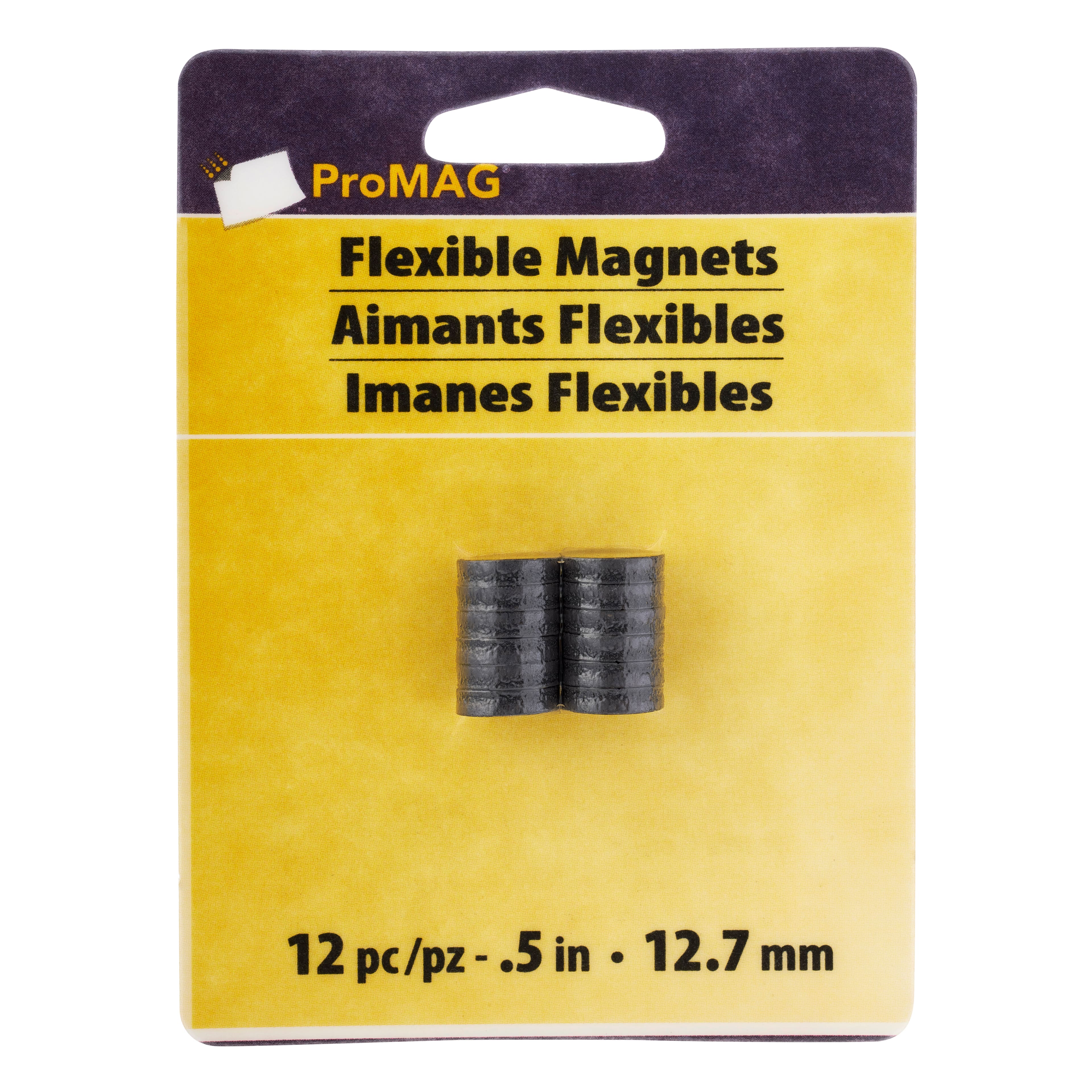12 Packs: 12 ct. (144 total) ProMAG® Button Magnets, 1/2"