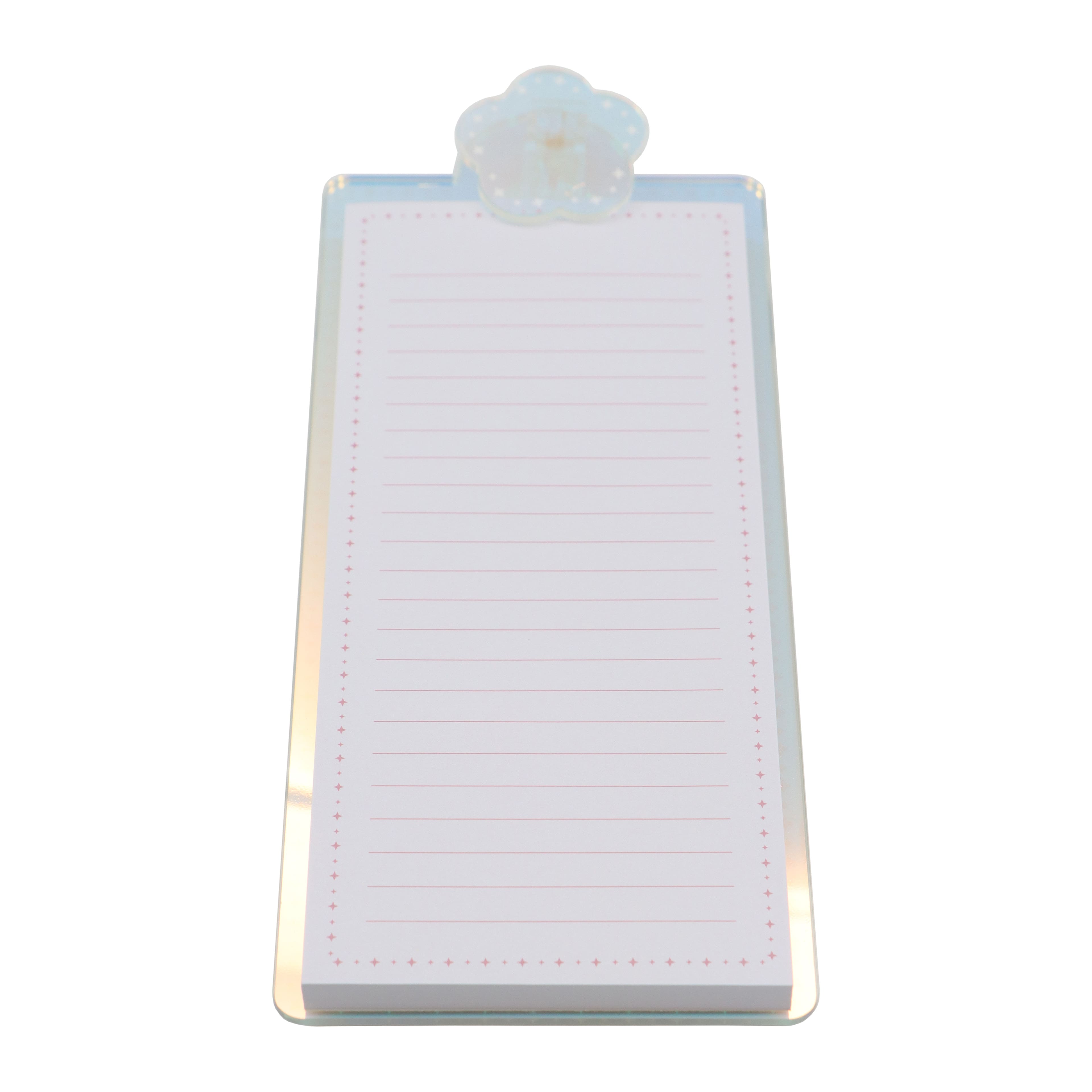 Assorted Acrylic Clipboard & Notepad Set by Fab Finds, 1pc.