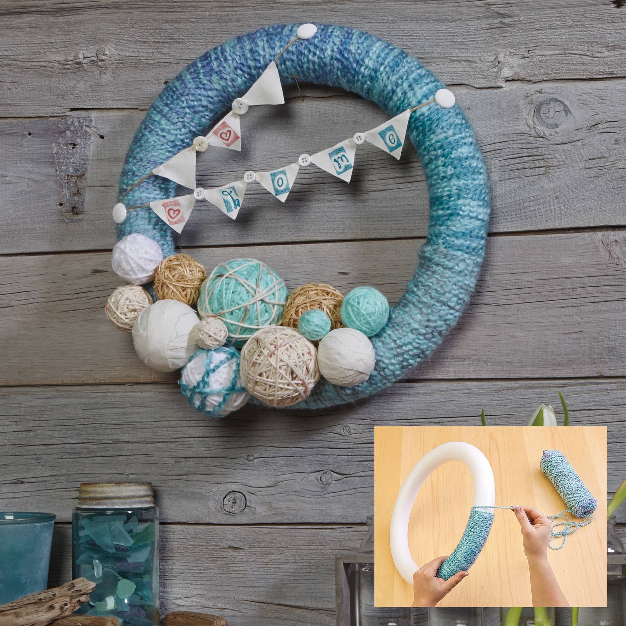 FloraCraft® CraftFōM 14" White Wreaths, 12ct.