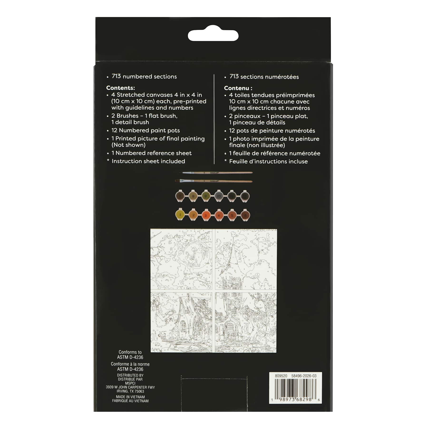 Haunted House Paint-by-Number Gallery Mini Kit by Artist's Loft®