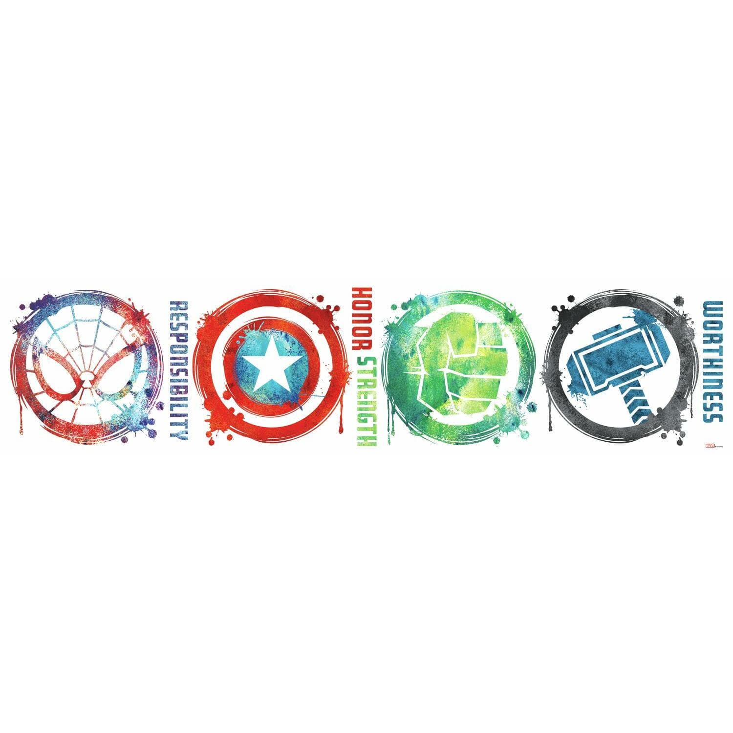 RoomMates Marvel Icons Peel & Stick Wall Decals
