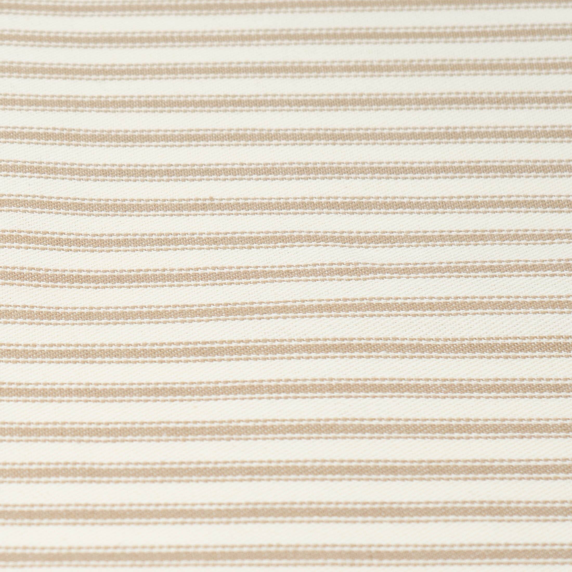 Roc-lon® 44" x 3yd. Stripe Khaki Cotton Wide Woven Ticking Fabric