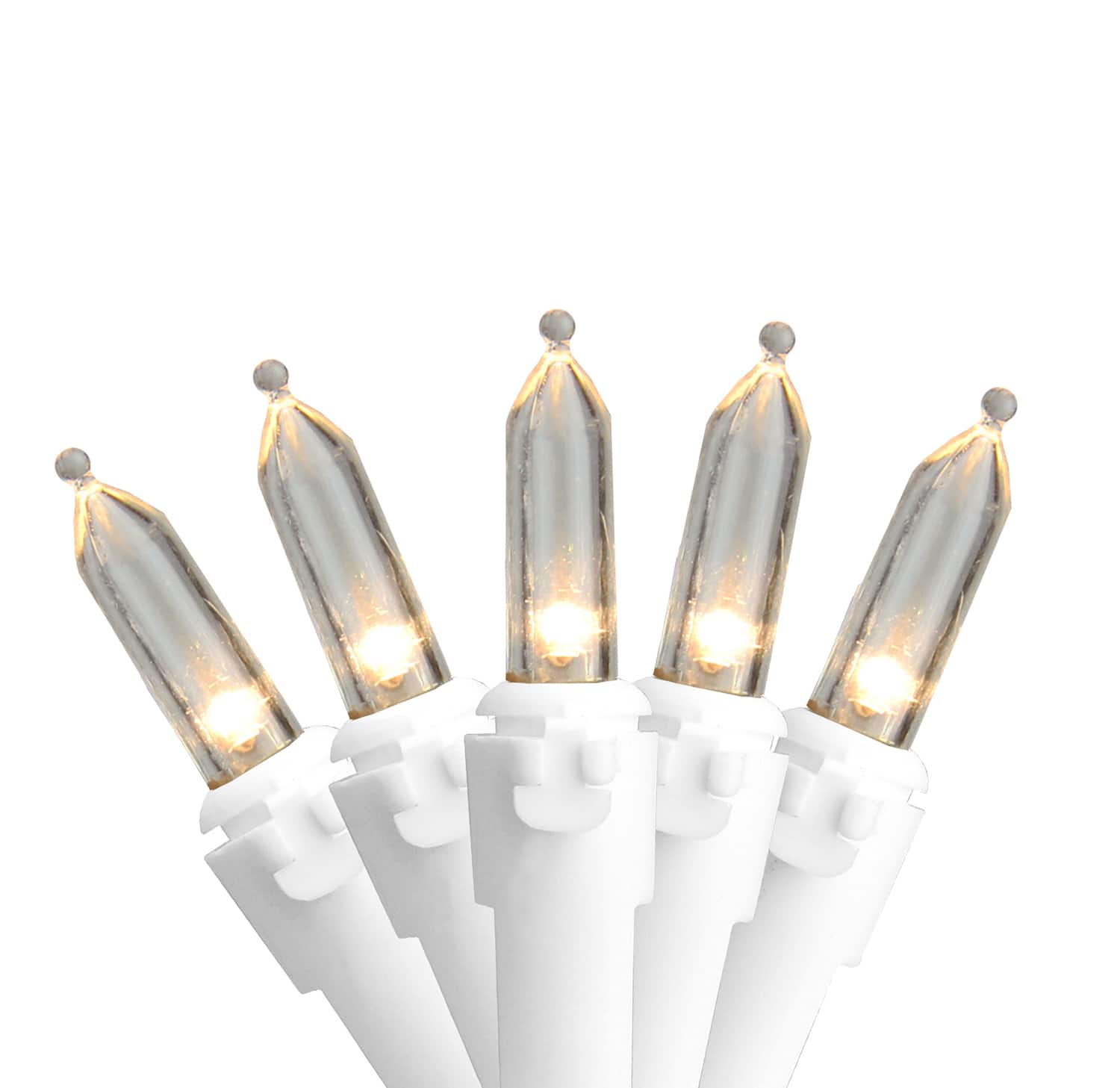 100ct. LED Mini Christmas Lights With White Wire