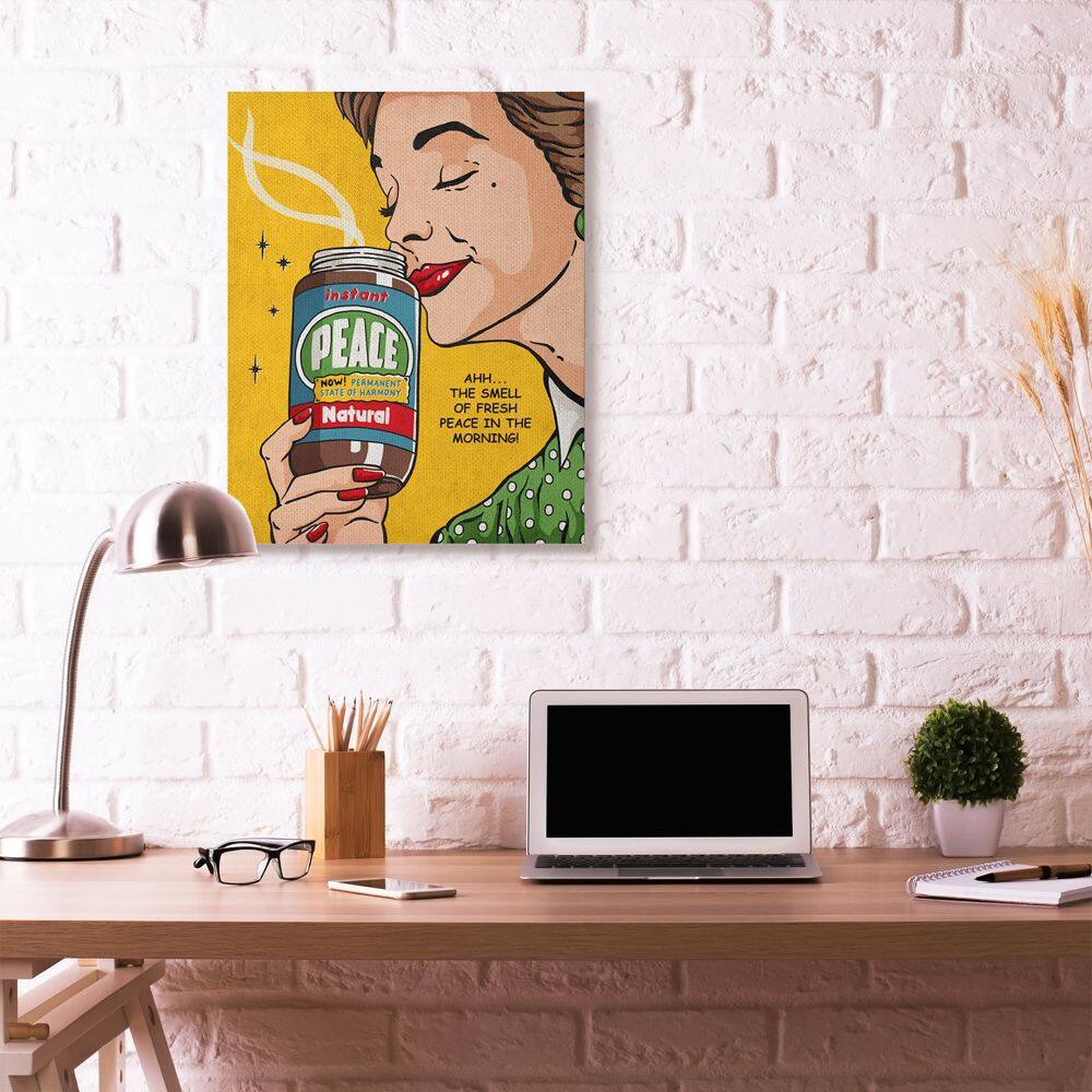 Stupell Industries Instant Peace Canvas Wall Art