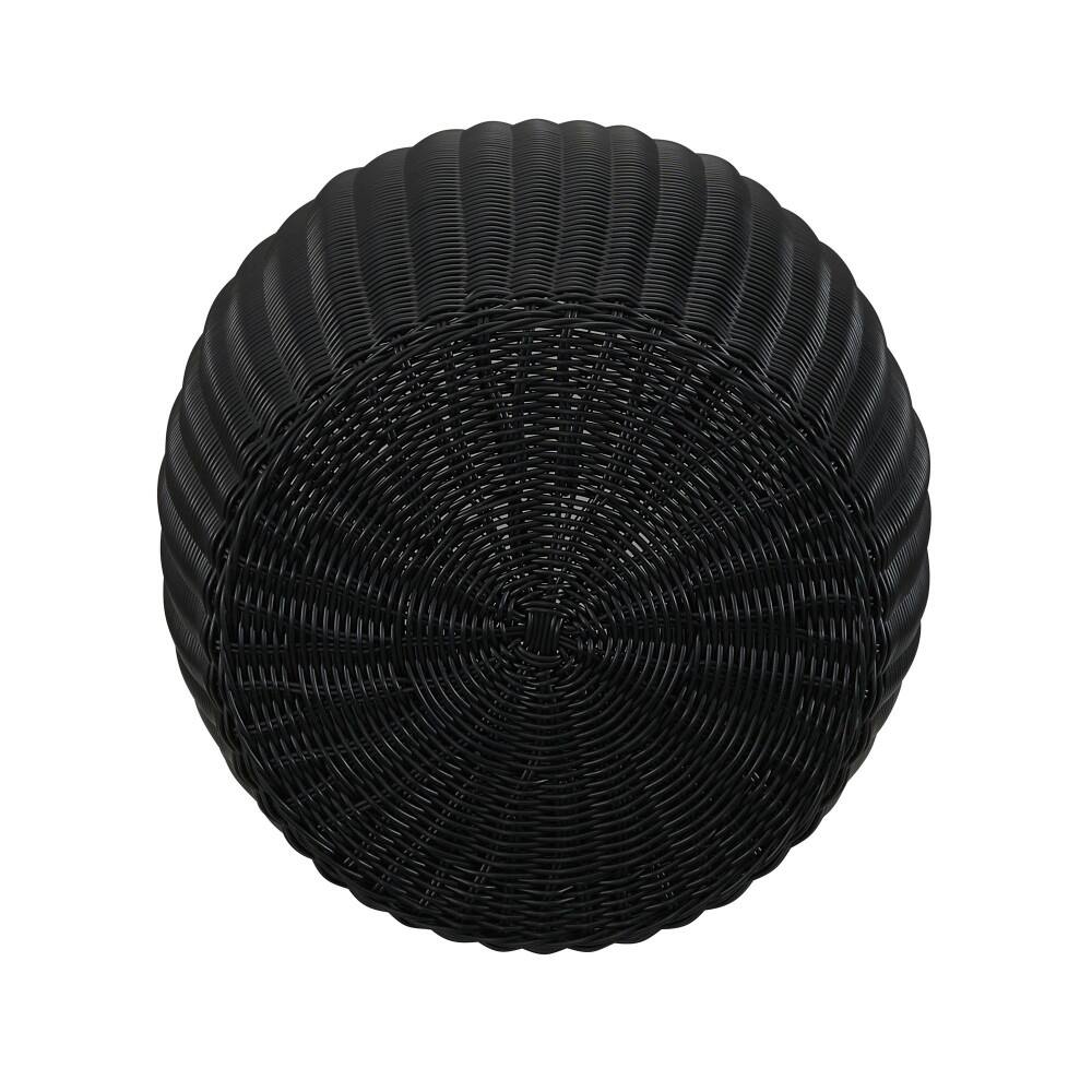 Household Essentials 18" Woven Storage End Table