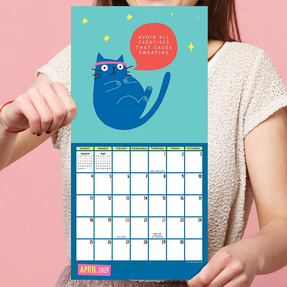 2027 Cats vs Adulting Mini Calendar