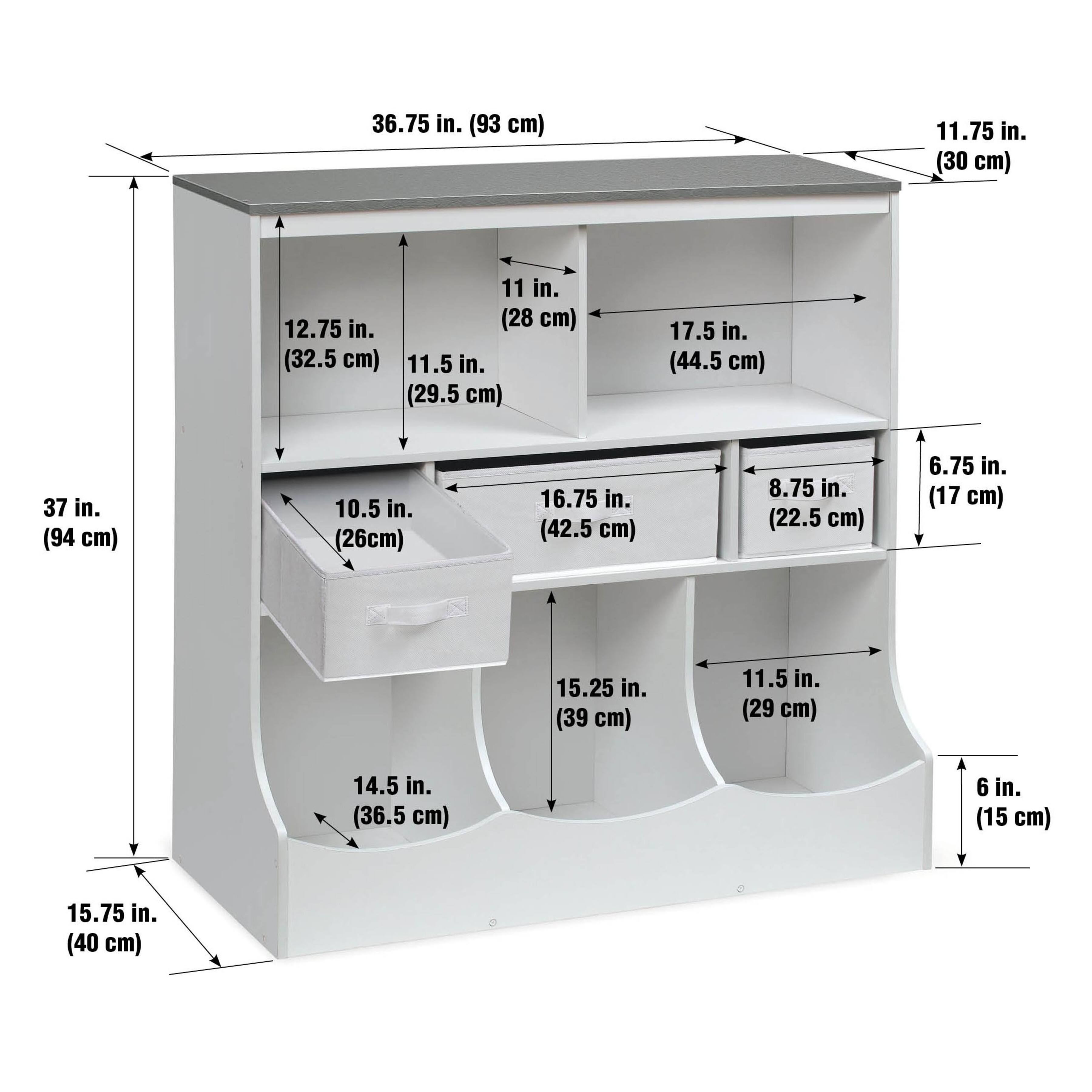 Badger Basket Combo Bin Storage Unit With Three Baskets