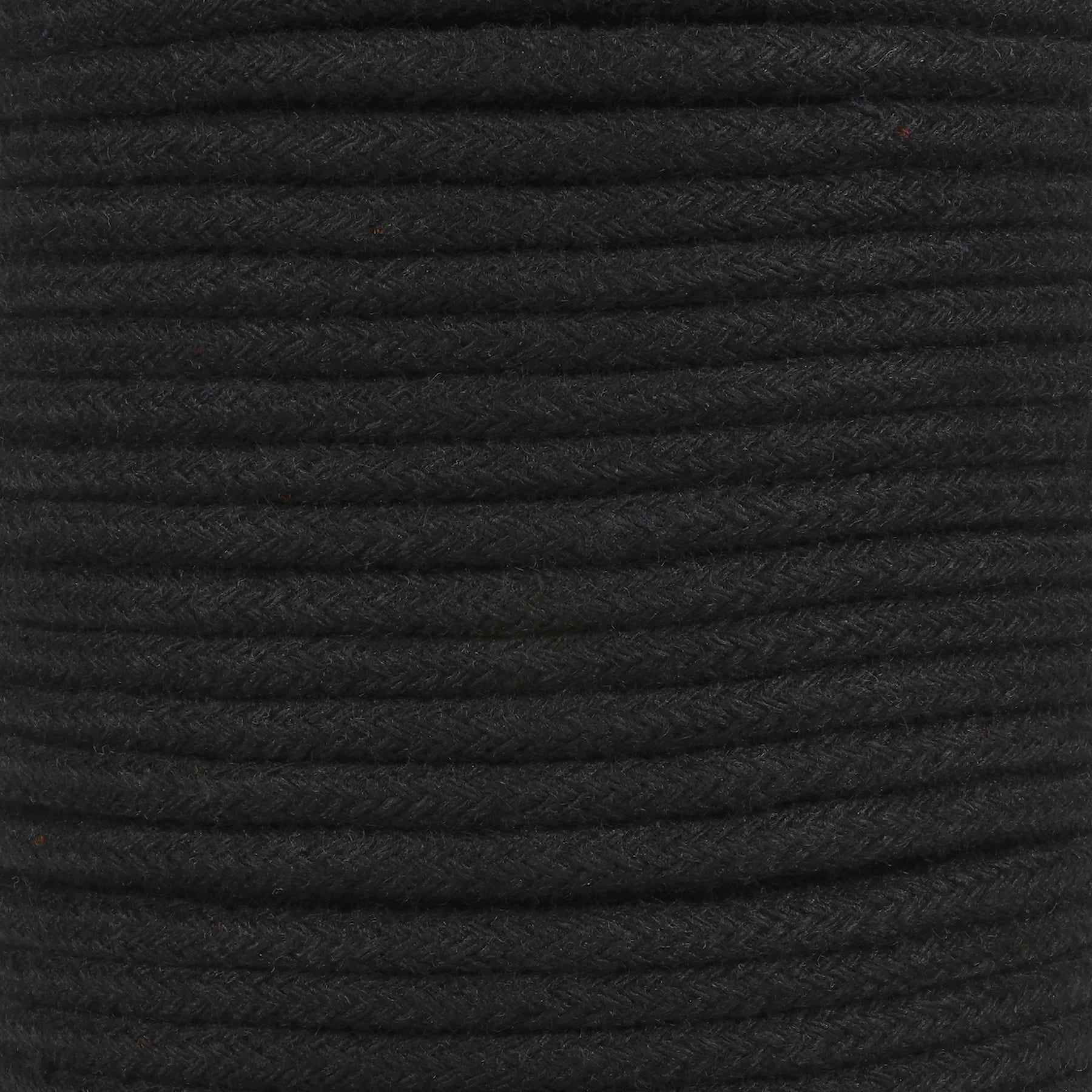 8 Pack: 4mm Black Cotton Macramé Cord by Bead Landing™