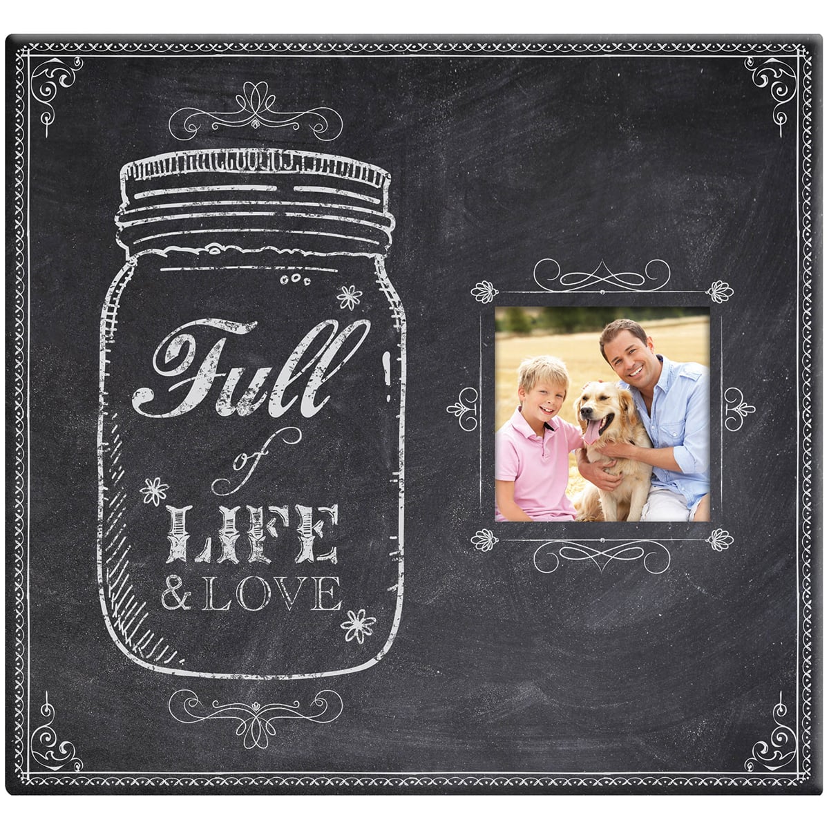MBI® Full Of Life Mason Jar Post Bound Album with Window