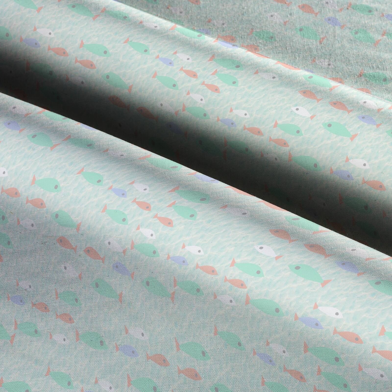 Springs Creative Mermaid Fun Fishy Cotton Fabric